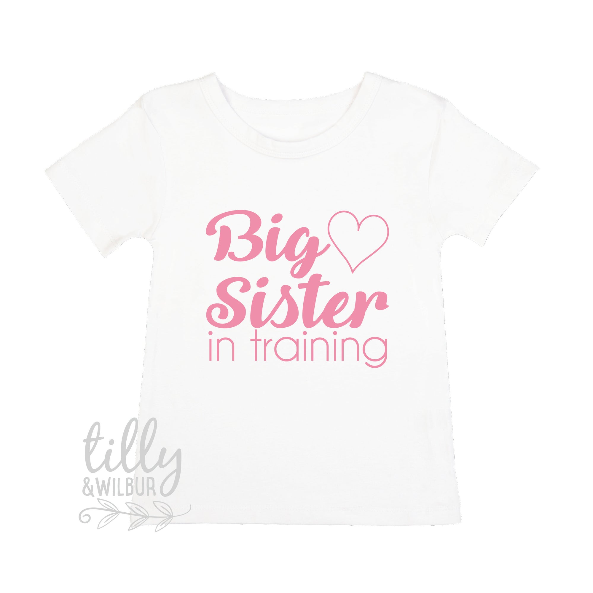 Big Sister In Training Girls T-Shirt, Pregnancy Announcement T-shirt, Promoted To Big Sister, Sister Shirt, Big Sister Shirt, Announcement