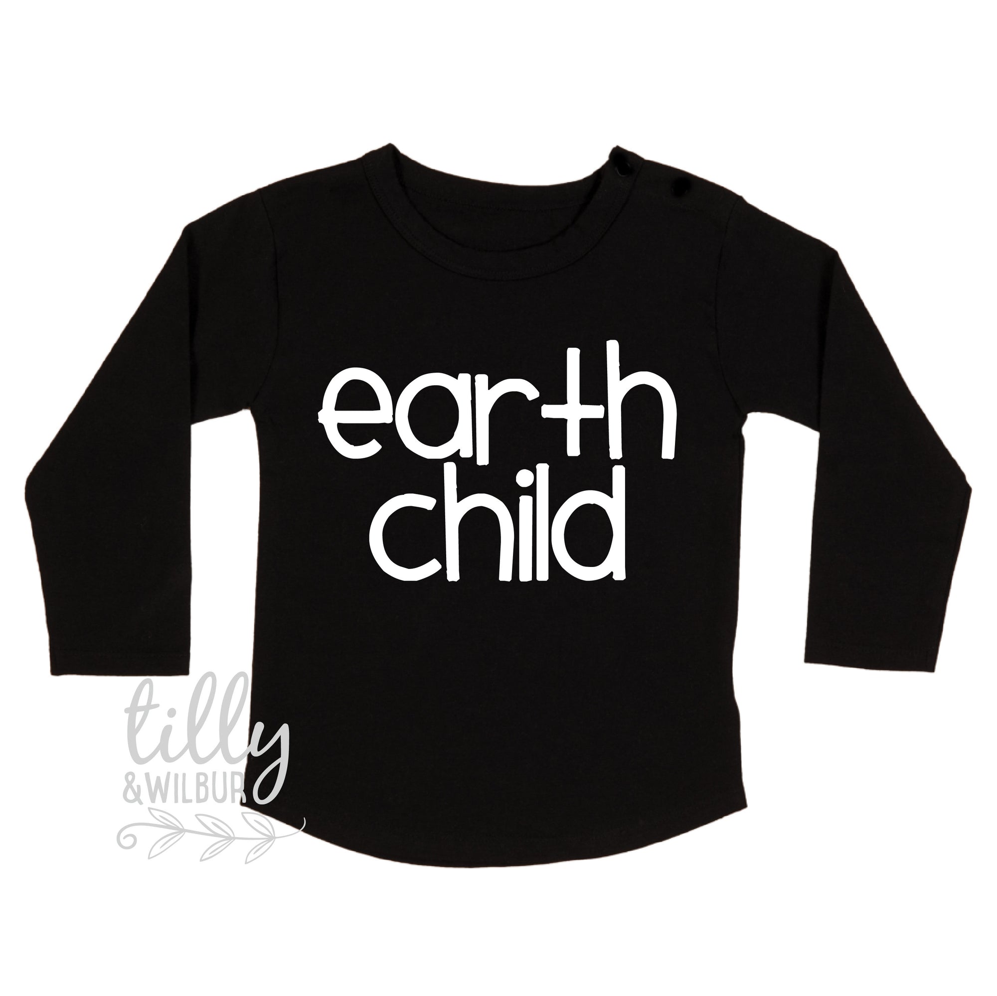 Earth Child Long Sleeve T-Shirt, Unisex Earth Child Kid&#39;s T-Shirt, Earthchild Childrens Tee, Environment, Equality, Save The Planet, Warrior