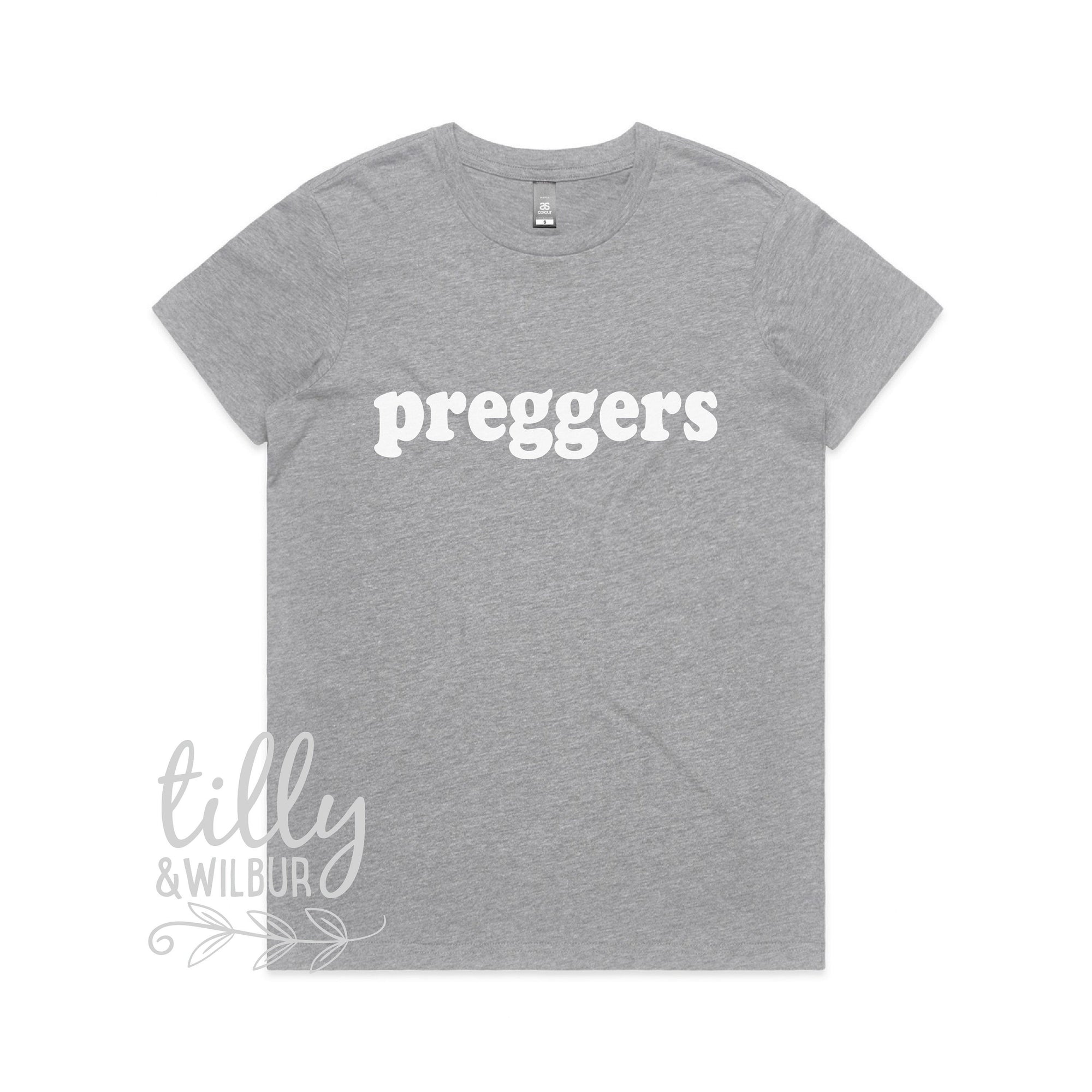 Preggers Women&#39;s T-Shirt, Pregnancy Announcement T-Shirt, Pregnancy T-Shirt, We&#39;re Having A Baby, Announcement Tee, I&#39;m Pregnant,