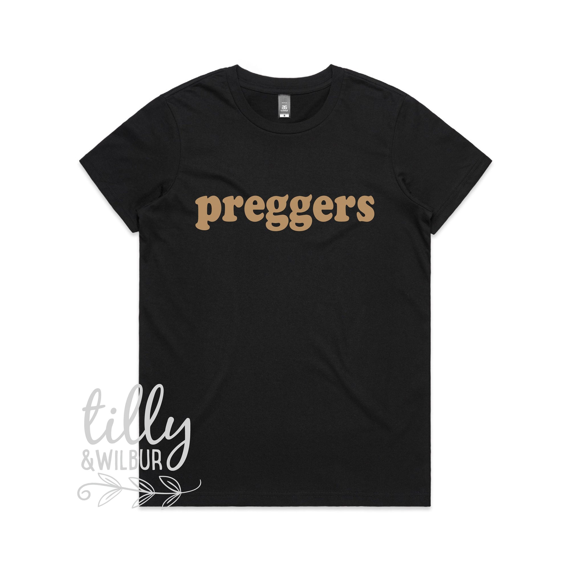 Preggers Women&#39;s T-Shirt, Pregnancy Announcement T-Shirt, Pregnancy T-Shirt, We&#39;re Having A Baby, Announcement Tee, I&#39;m Pregnant,