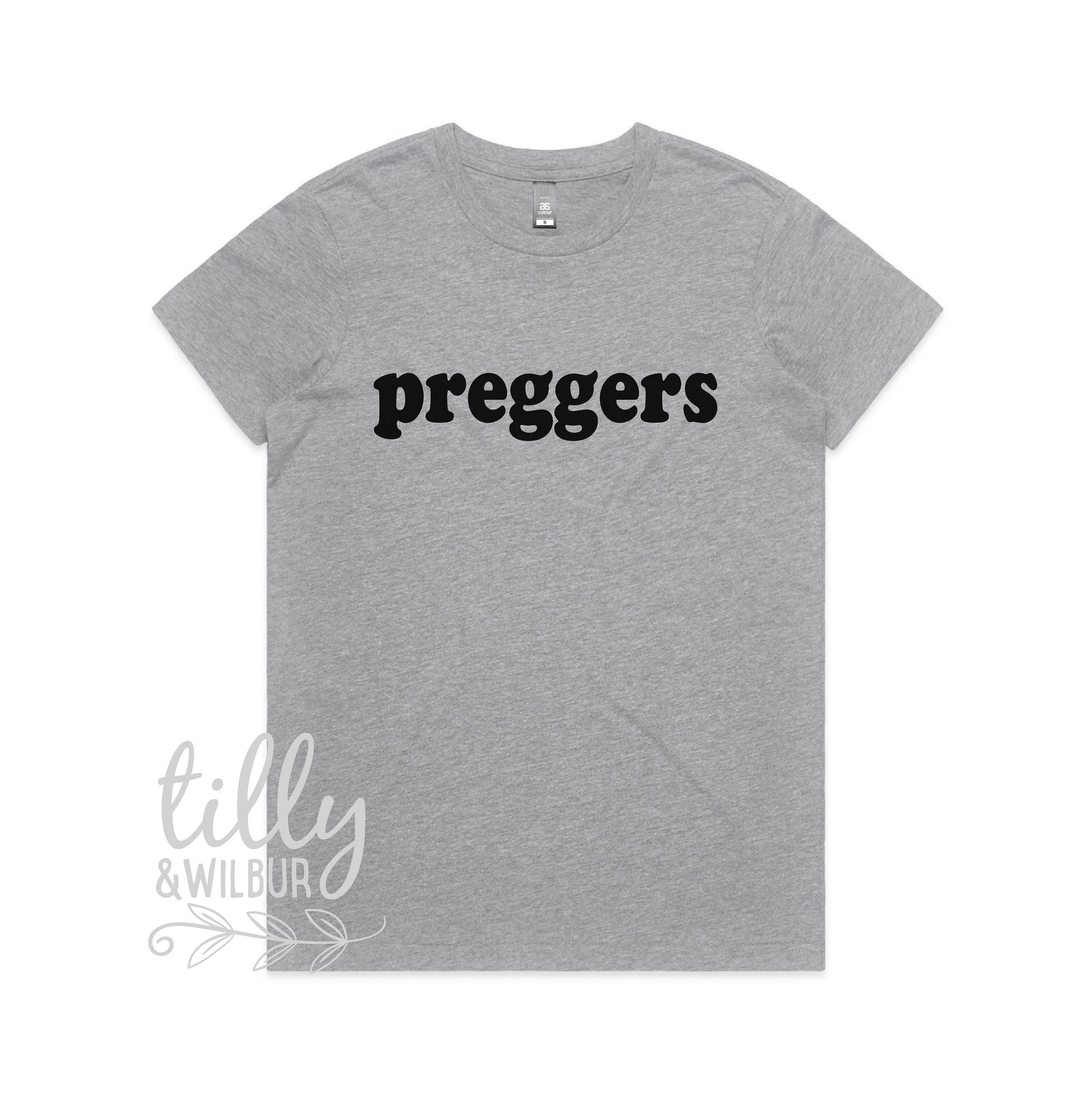 Preggers Women&#39;s T-Shirt, Pregnancy Announcement T-Shirt, Pregnancy T-Shirt, We&#39;re Having A Baby, Announcement Tee, I&#39;m Pregnant,