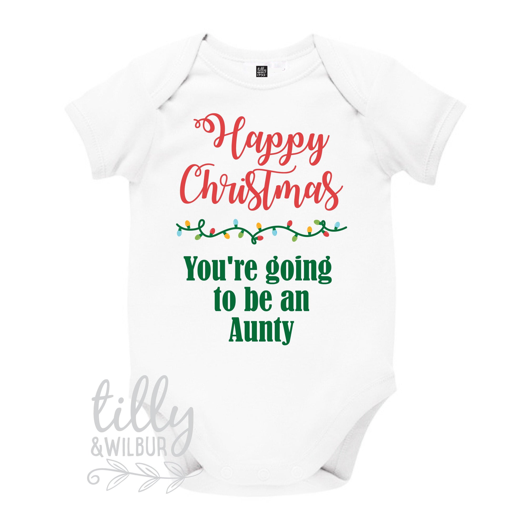 Happy Christmas You&#39;re Going To Be An Aunty, Niece Announcement, Nephew Announcement, Pregnancy Announcement, Aunty Gift, Auntie To Be Gift