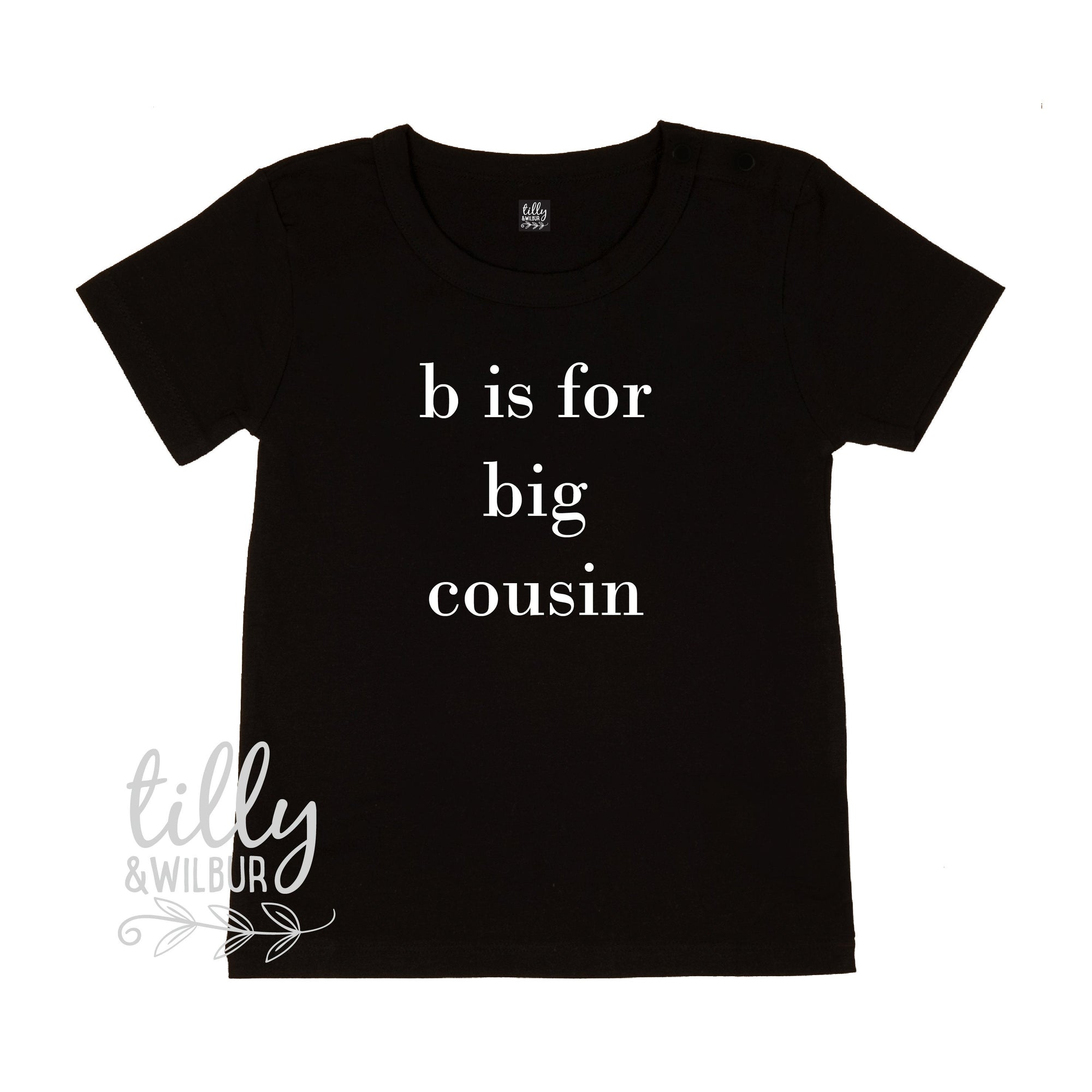 B Is For Big Cousin T-Shirt, Big Cuz, Cousin Gift, Pregnancy Announcement, I&#39;m Going To Be A Big Cousin, Promoted to Cousin, Unisex Cousin