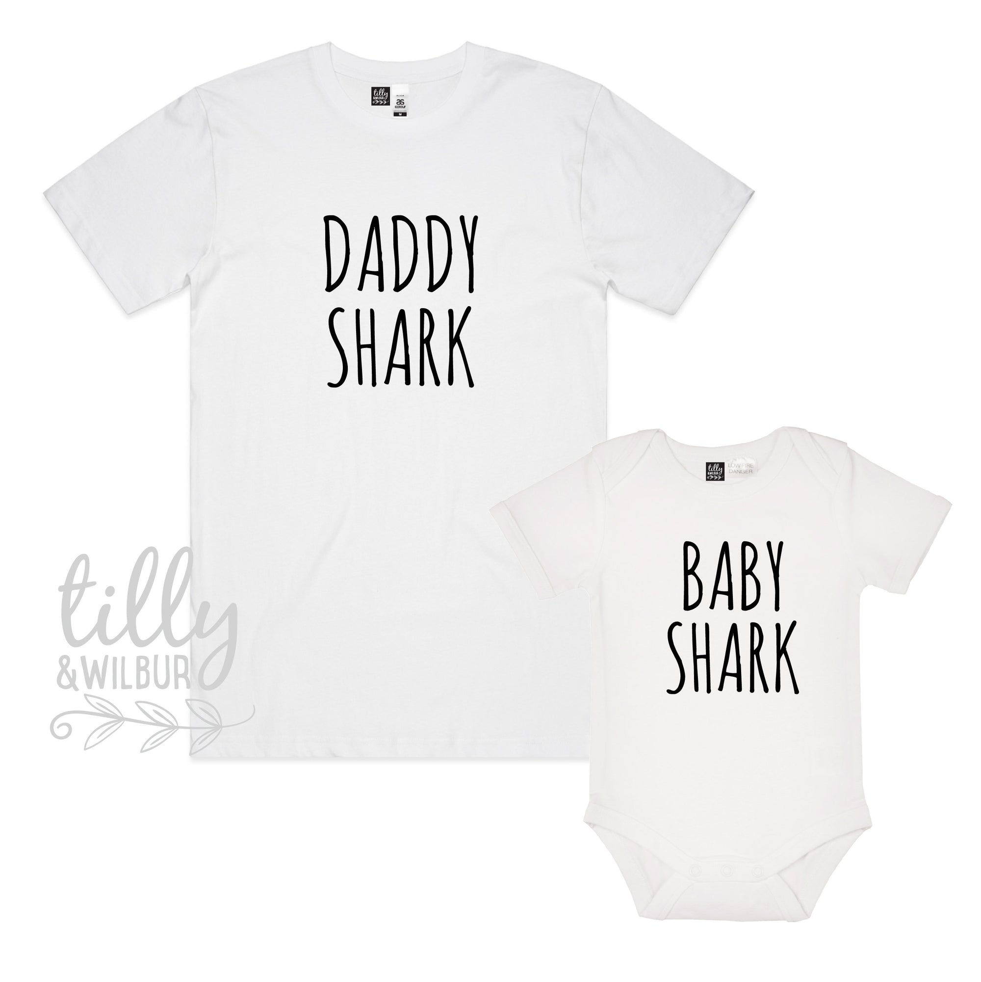 Daddy Shark Baby Shark Matching Shirts, Matching Dad Baby, Father Son, Daddy Daughter, Father&#39;s Day Gift, Christmas Gift, Baby Shark Dance