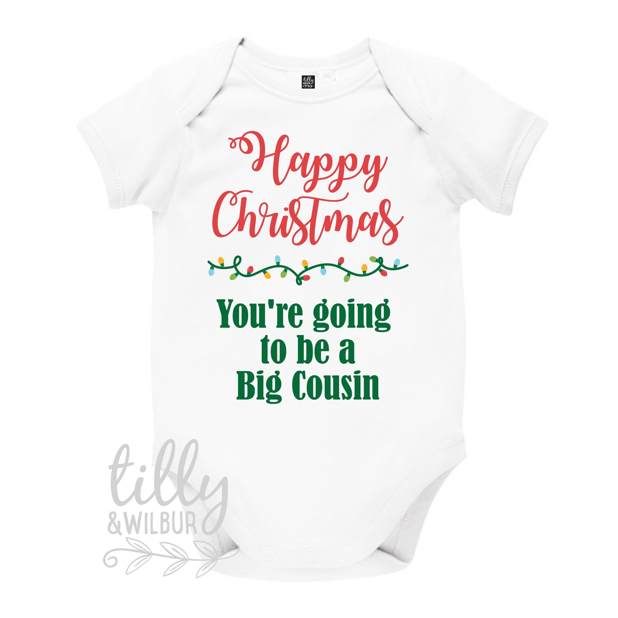 Happy Christmas You&#39;re Going To Be A Big Cousin, Big Cousin Announcement, Pregnancy Announcement, Baby Announcement, Cousin Announcement