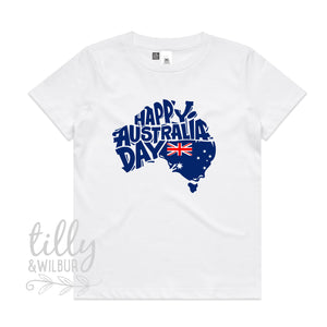 Happy Australia Day T-Shirt For Kids, Unisex Australia Day Gift, Australiana Gift, Australian Flag, Happy Australia Day T-Shirt, Aussie Tee