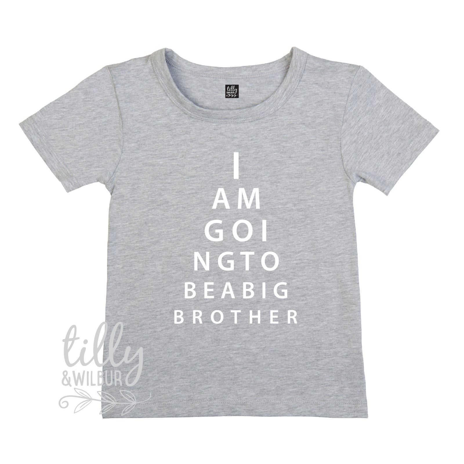 I Am Going To Be A Big Brother Eye Test T-Shirt, Eye Test Brother Shirt, I'm Going To Be A Big Brother Shirt, Pregnancy Announcement, Bro