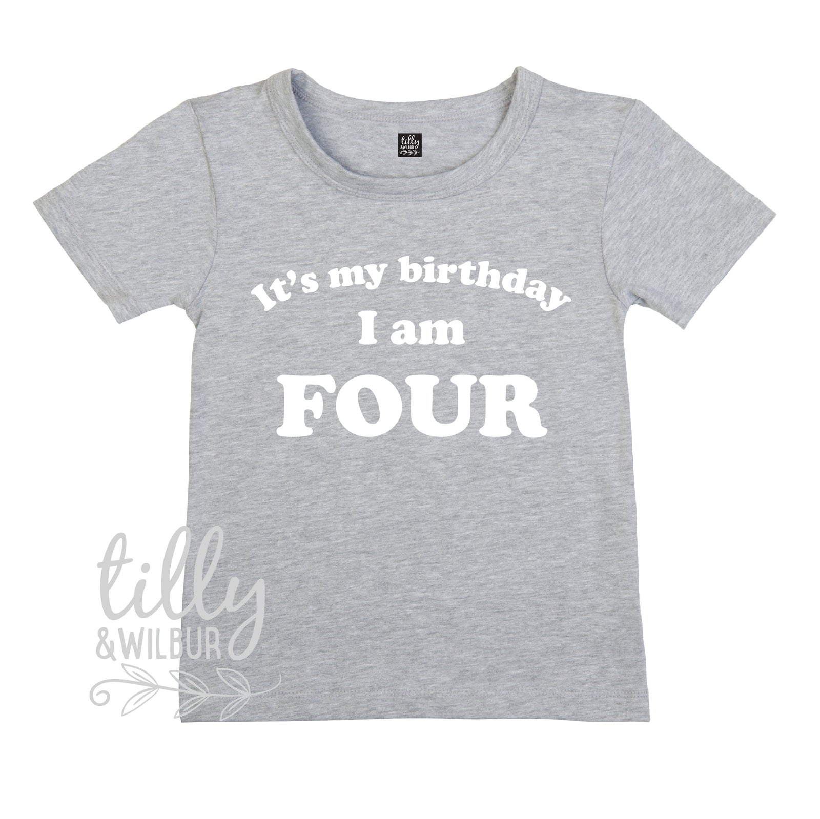It's My Birthday I Am Four T-Shirt, I am Four Shirt, 4th Birthday T-Shirt, Fourth Birthday T-Shirt, Four Today, 4 Today, 4 Year Old Gift