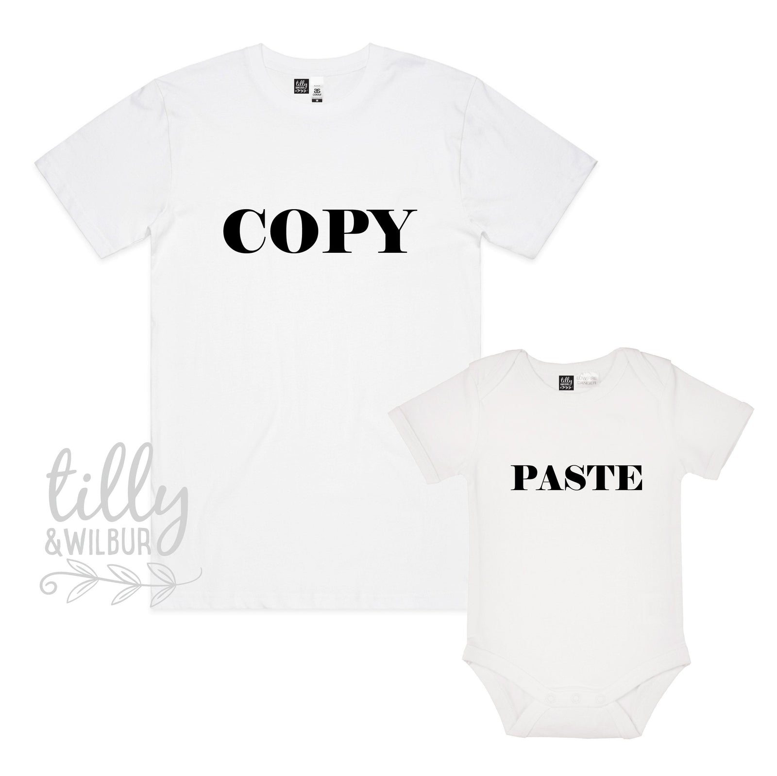Copy Paste Father Son Matching Shirts, Matching Dad And Baby, Matching Dad And Kid, Father&#39;s Day Gift, Newborn Gift, New Dad, CTRL+C CTRL+V