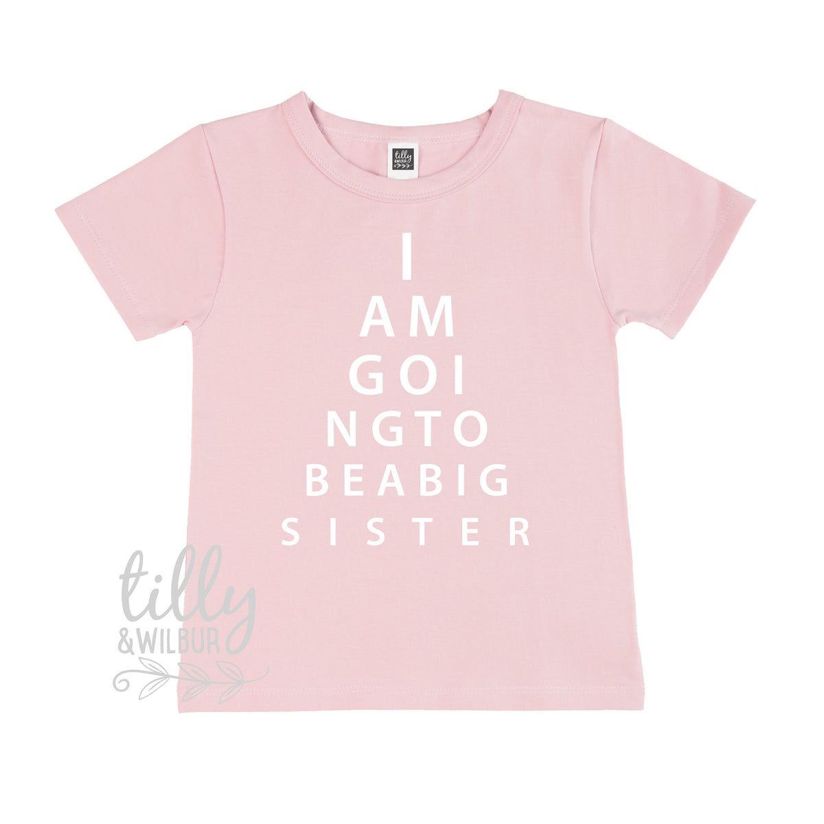 I Am Going To Be A Big Sister Eye Test T-Shirt, Eye Test Sister Shirt, I&amp;#39;m Going To Be A Big Sister Shirt, Pregnancy Announcement, Big Sis