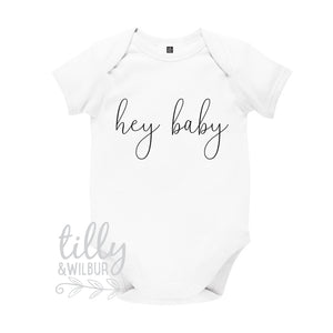 Hey Baby Bodysuit For New Arrivals, Hey Baby Newborn Gift, Newborn Gift, New Baby Gift, Unisex Baby Shower Gift, Pregnancy Announcement Gift