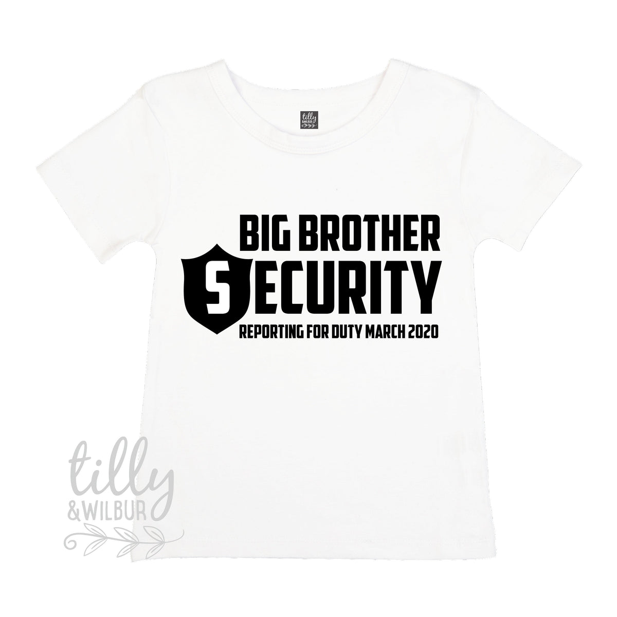 Big Brother Security Reporting For Duty, Personalised Date, Promoted To Big Brother, I&amp;#39;m Going To Be A Big Brother, Pregnancy Announcement