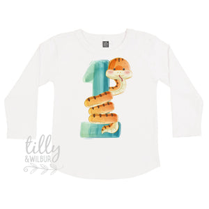 1st Birthday T-Shirt, First Birthday T-Shirt, 1st Birthday Gift, First Birthday Gift, Baby&#39;s First Birthday, Baby Is One, One Today, Snake
