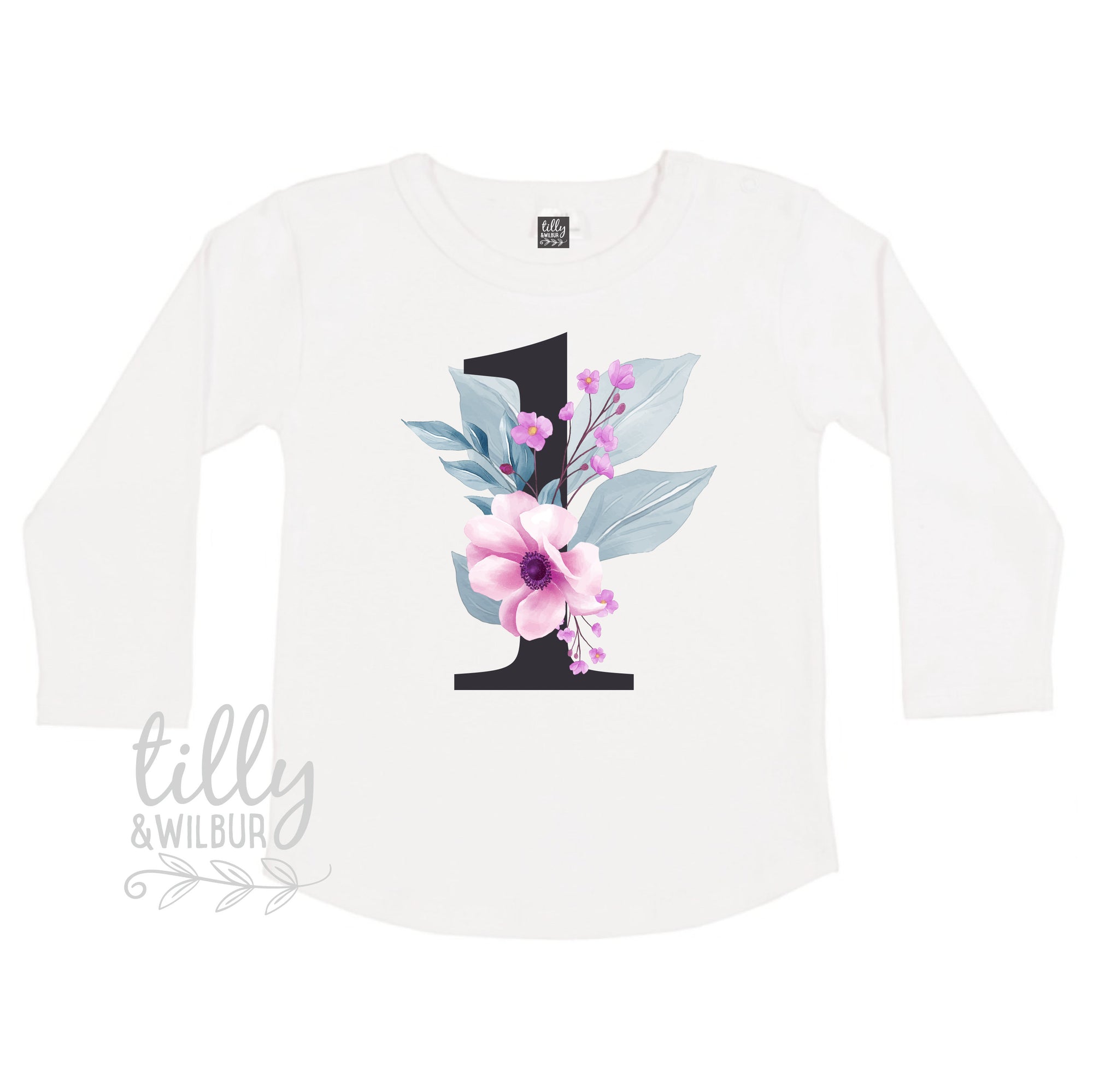 One Year Old Birthday Girl Outfit, First Birthday, First Birthday Outfit Girl, 1st Birthday, I Am One Girl, Birthday Girl, Floral Number One