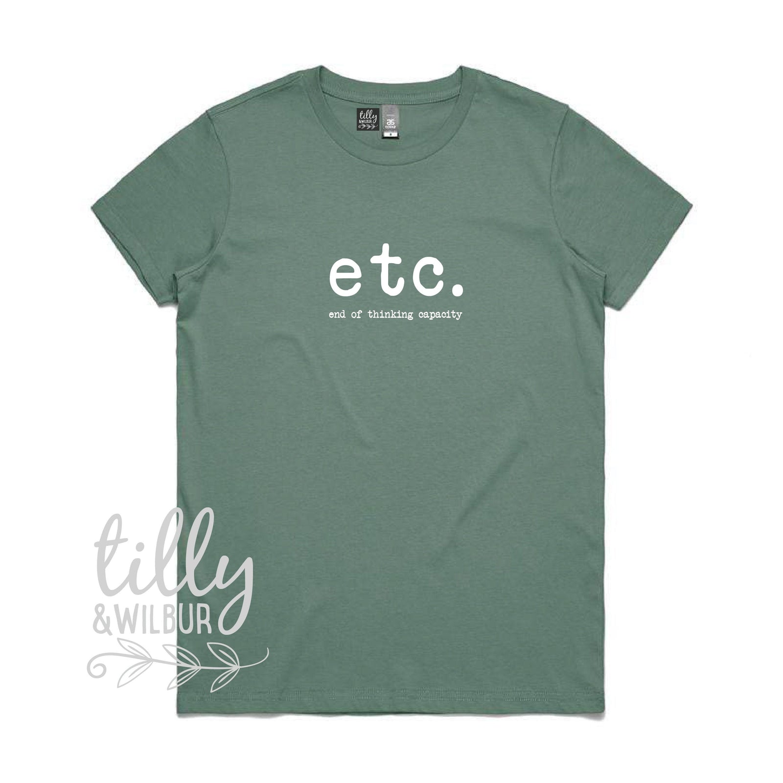 Etc. End Of Thinking Capacity Women's T-Shirt