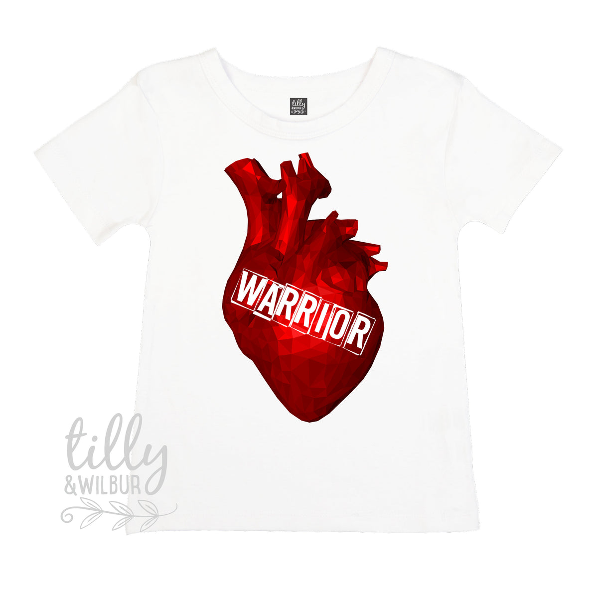Heart Warrior T-Shirt, Heart Warrior Children&amp;#39;s T-Shirt, Zipper Club, CHD Awareness Shirt, Heart Defect, Heart Operation, ToF Awareness Tee