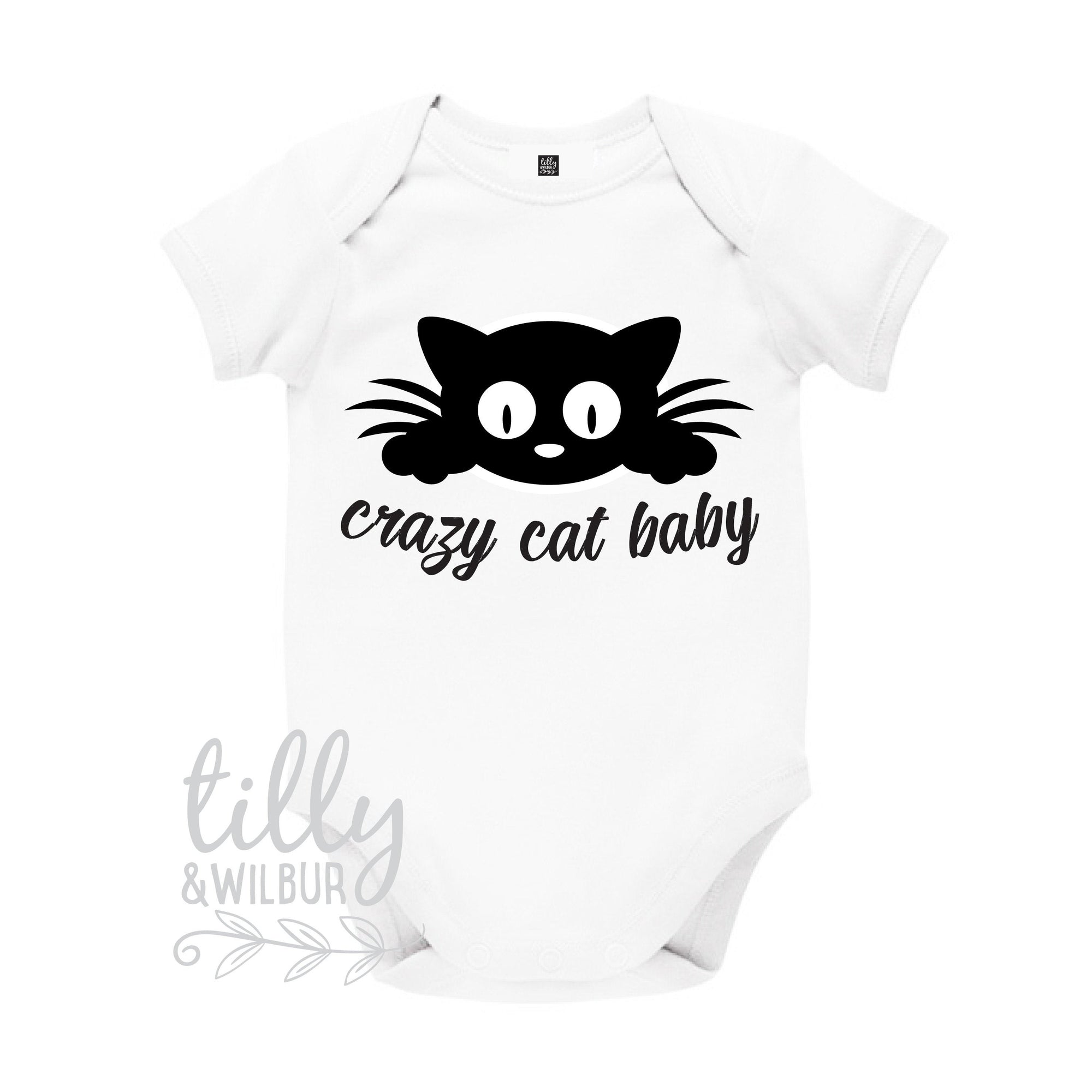 Crazy Cat Baby Funny Baby Bodysuit, Cat Lover Baby Gift, Kitten Newborn Bodysuit, My Siblings Have Paws, Baby Shower Gift, Crazy Cat Lady