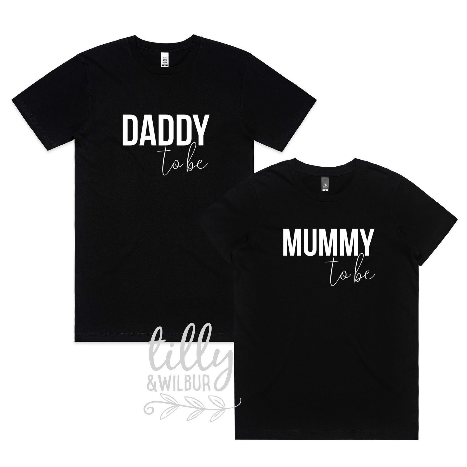 Daddy To Be, Mummy To Be Matching Announcement TShirts, Pregnancy Announcement T-Shirts For New Parents, Pregnancy Gift, We're Parents To Be
