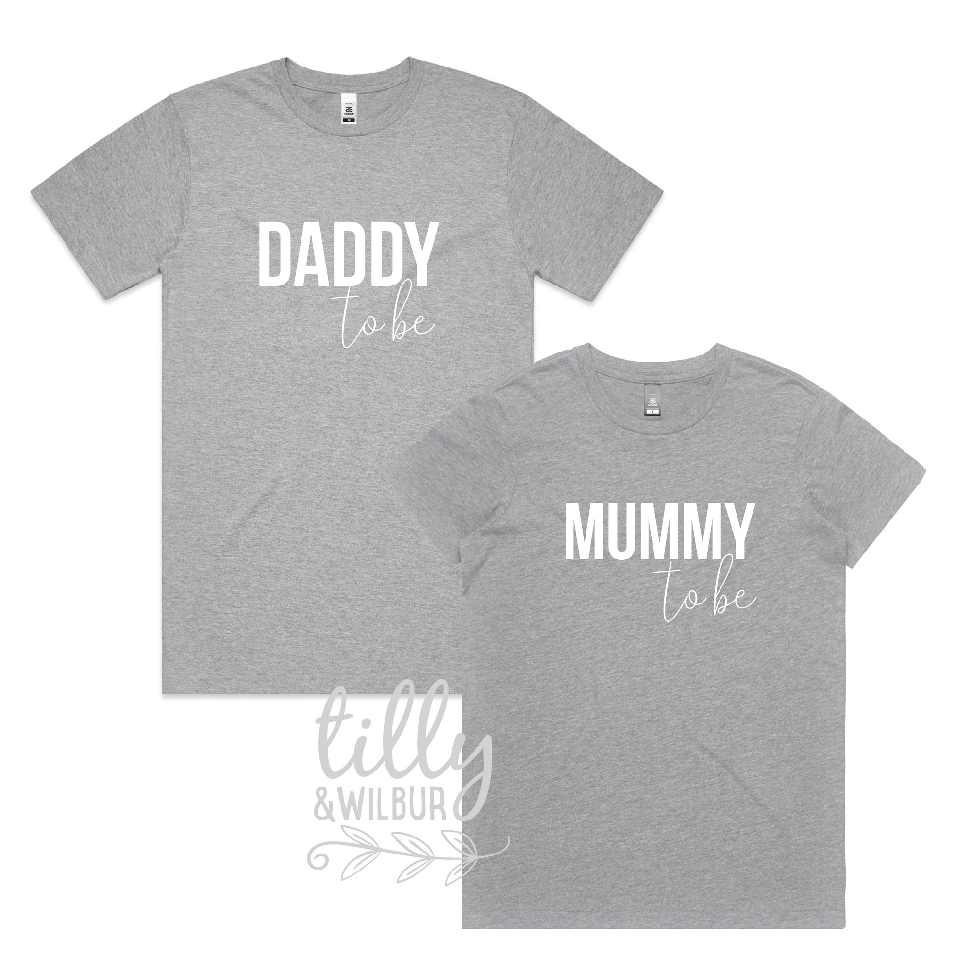 Daddy To Be, Mummy To Be Matching Announcement TShirts, Pregnancy Announcement T-Shirts For New Parents, Pregnancy Gift, We&#39;re Parents To Be