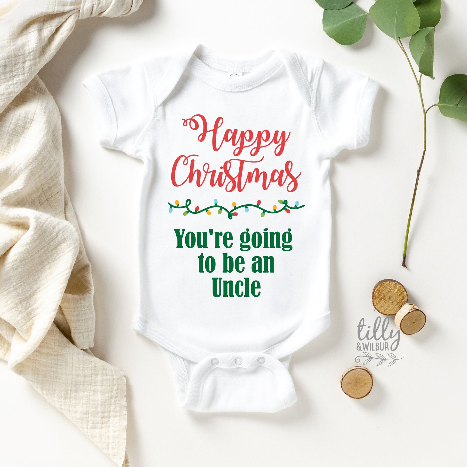 Happy Christmas You're Going To Be An Uncle, Niece Announcement, Nephew Announcement, Pregnancy Announcement, Uncle Gift, Uncle To Be Gift