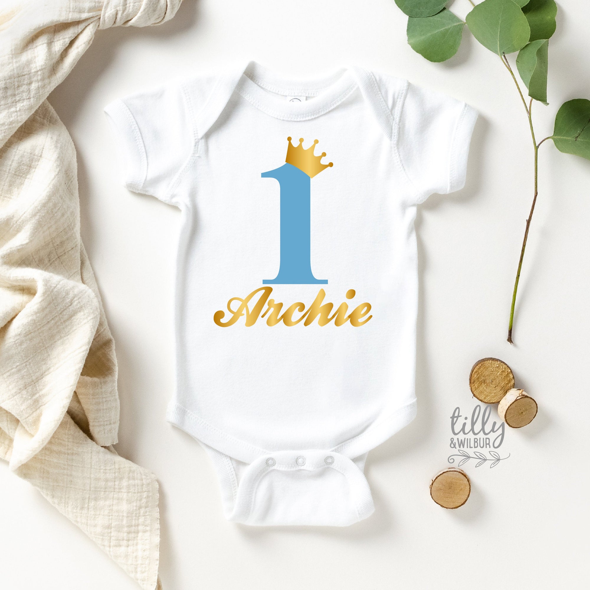 An original design and quality print from Australia&#39;s #1 Etsy seller for Expressive Wear - Your little prince is 1