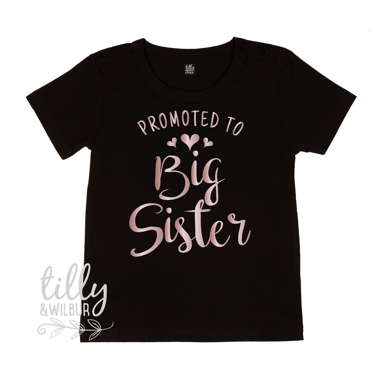 Promoted To Big Sister T-Shirt, Big Sis T-Shirt,  Big Sister Gift, Pregnancy Announcement Shirt, I&amp;#39;m Going To Be A Big Sister T-Shirt, Sis