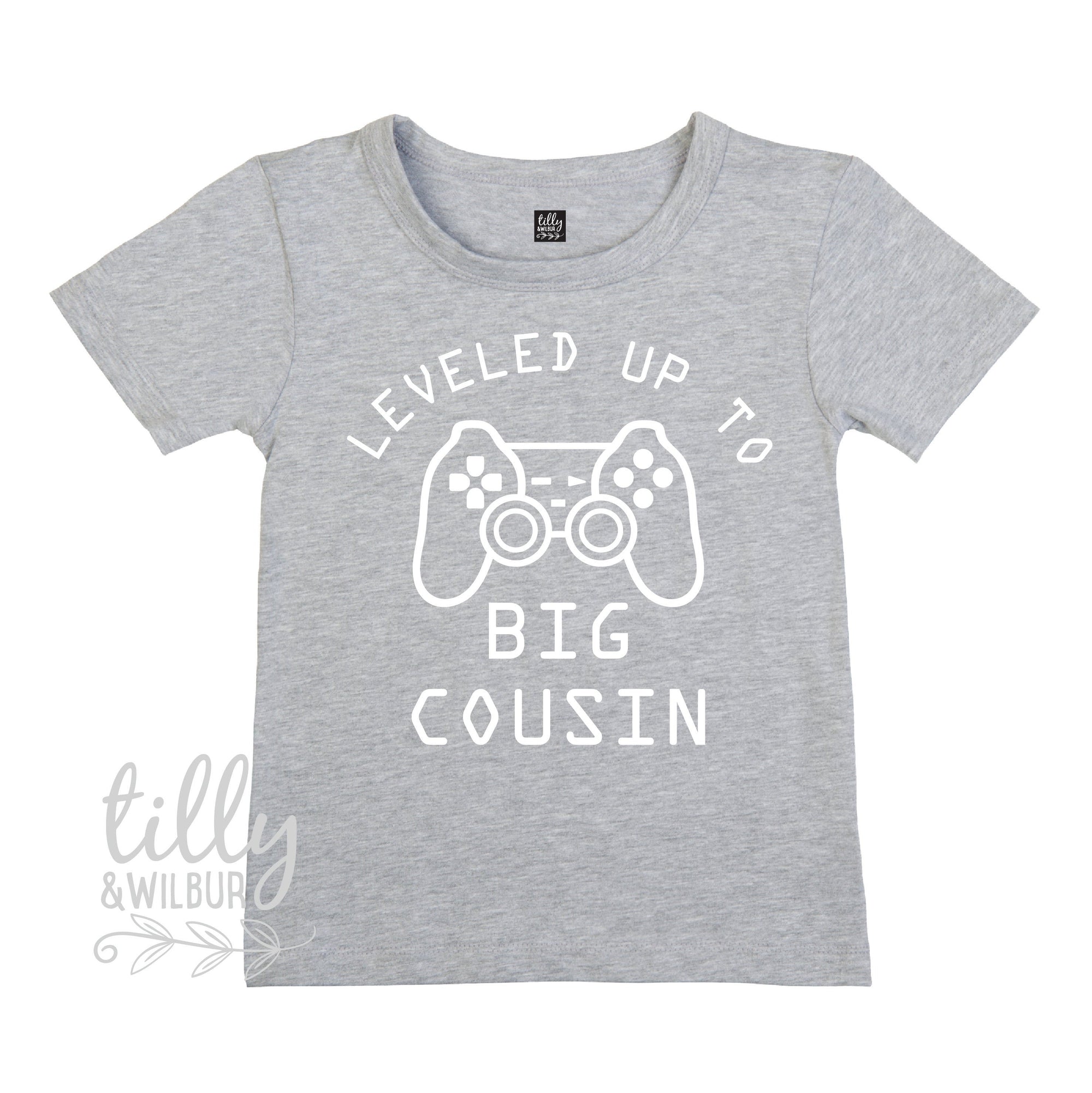 Leveled Up To Big Cousin T-Shirt, I&#39;m Going To Be A Big Cousin Pregnancy Announcement T-Shirt, Big Cousin Shirt, Promoted To Big Cousin, Cuz