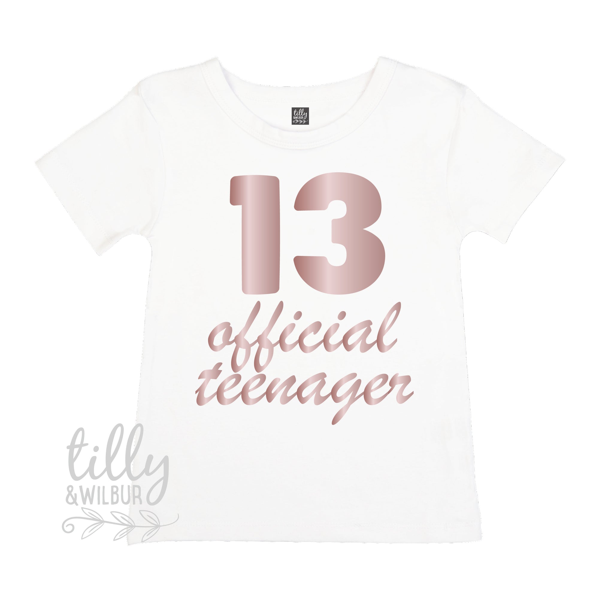 13 Official Teenager T-Shirt, 13th Birthday T-Shirt, Teenager T-Shirt, Officially A Teenager T-Shirt, Teenage Birthday Gift, 13th Birthday