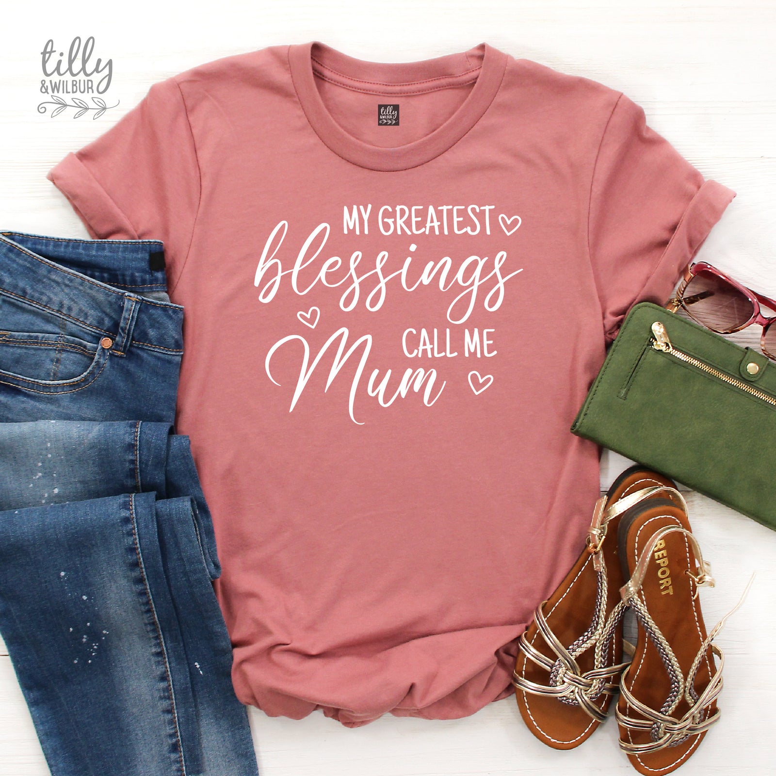 My Greatest Blessings Call Me Mum Women's T-Shirt, Blessings T-Shirt, Mum T-Shirt, Mum Gift, Mother's Day Gift, Blessed Mum, Blessed Mother