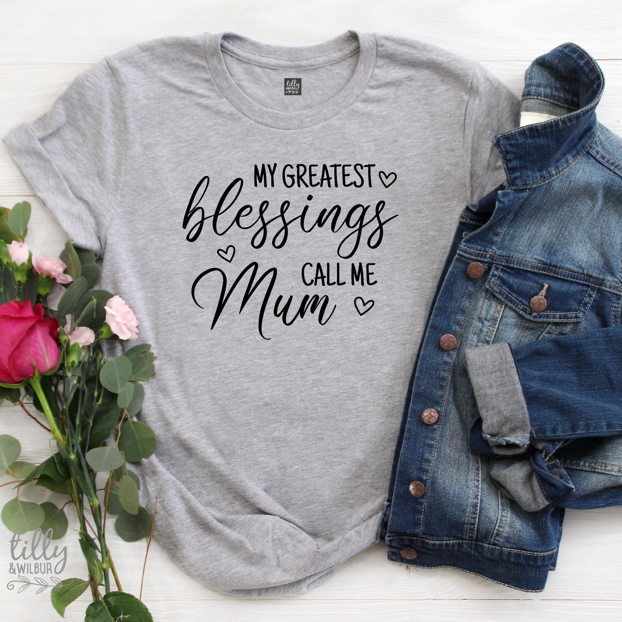 My Greatest Blessings Call Me Mum Women&#39;s T-Shirt, Blessings T-Shirt, Mum T-Shirt, Mum Gift, Mother&#39;s Day Gift, Blessed Mum, Blessed Mother