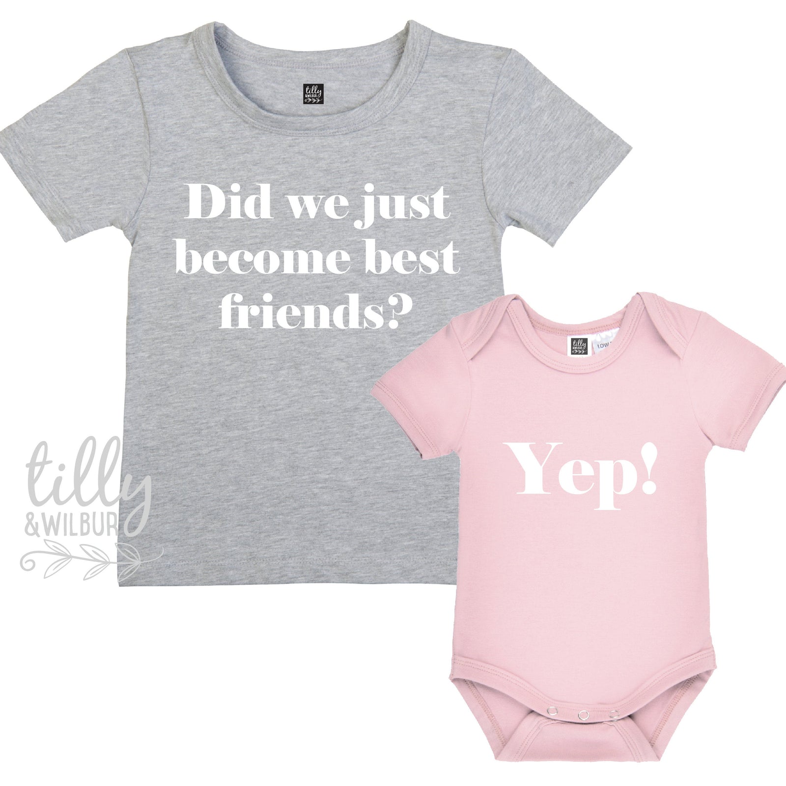 Did We just Become Best Friends? Yep! New Baby Sister Set, Big Brother Little Sister Set, New Sibling, New Cousin, Cousin Set, Best Friends