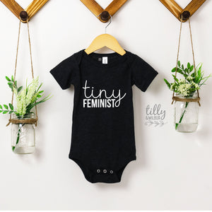 Tiny Feminist Baby Bodysuit, Feminist Baby Gift, Strong Women, Feminism, Girls Rule The World, Girl Power, Little Feminist, Funny Baby Gift