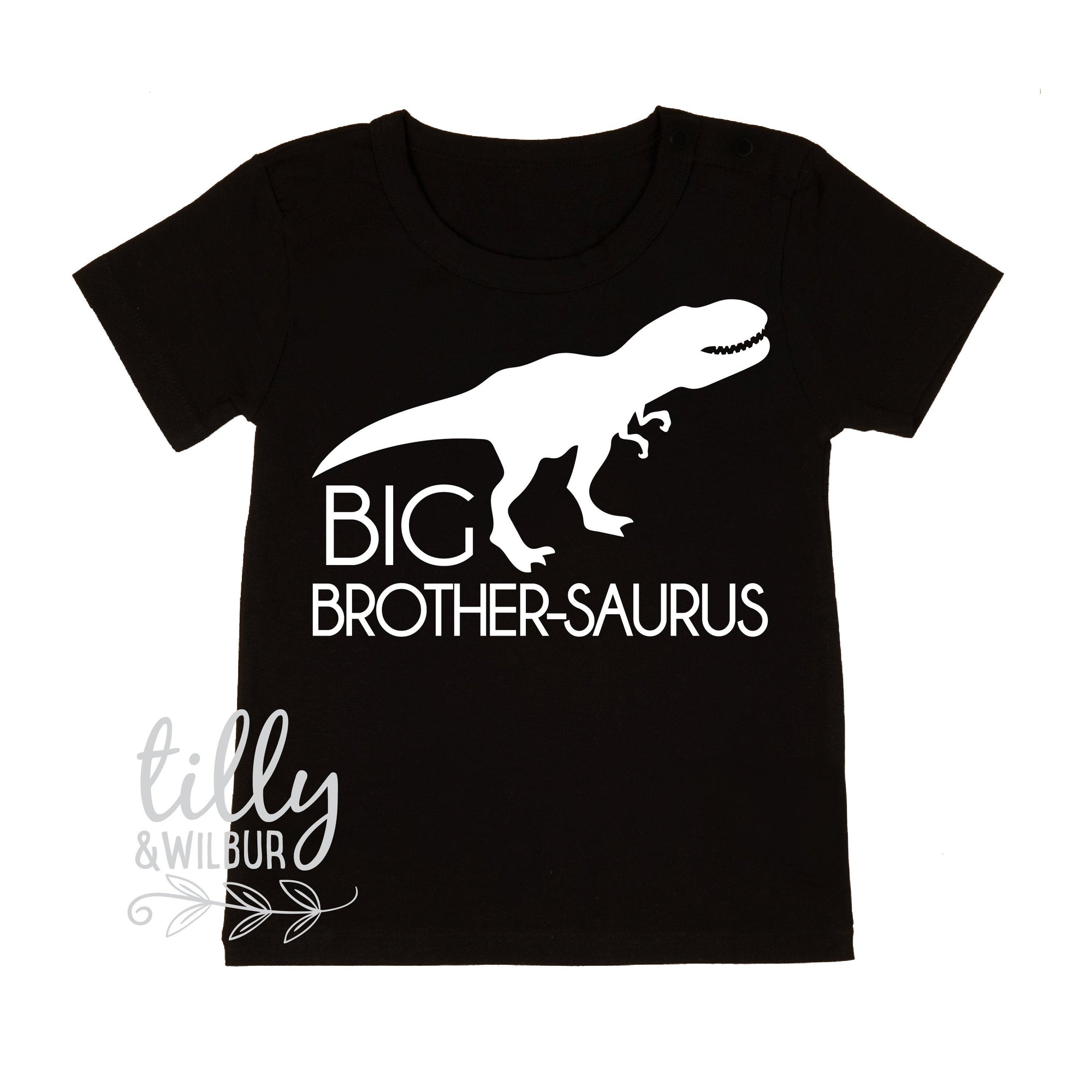 Big Brother-Saurus Dinosaur T-Shirt For Boys, Big Brother Shirt, I&#39;m Going To Be A Big Brother, Pregnancy Announcement, Brothersaurus TShirt