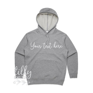 Your Text Here Women&#39;s Hoodie, Design Your Own Hoodie, Custom Text Here Jumper, Custom Women&#39;s Hoodie, Custom Jumper, Personalised Crew
