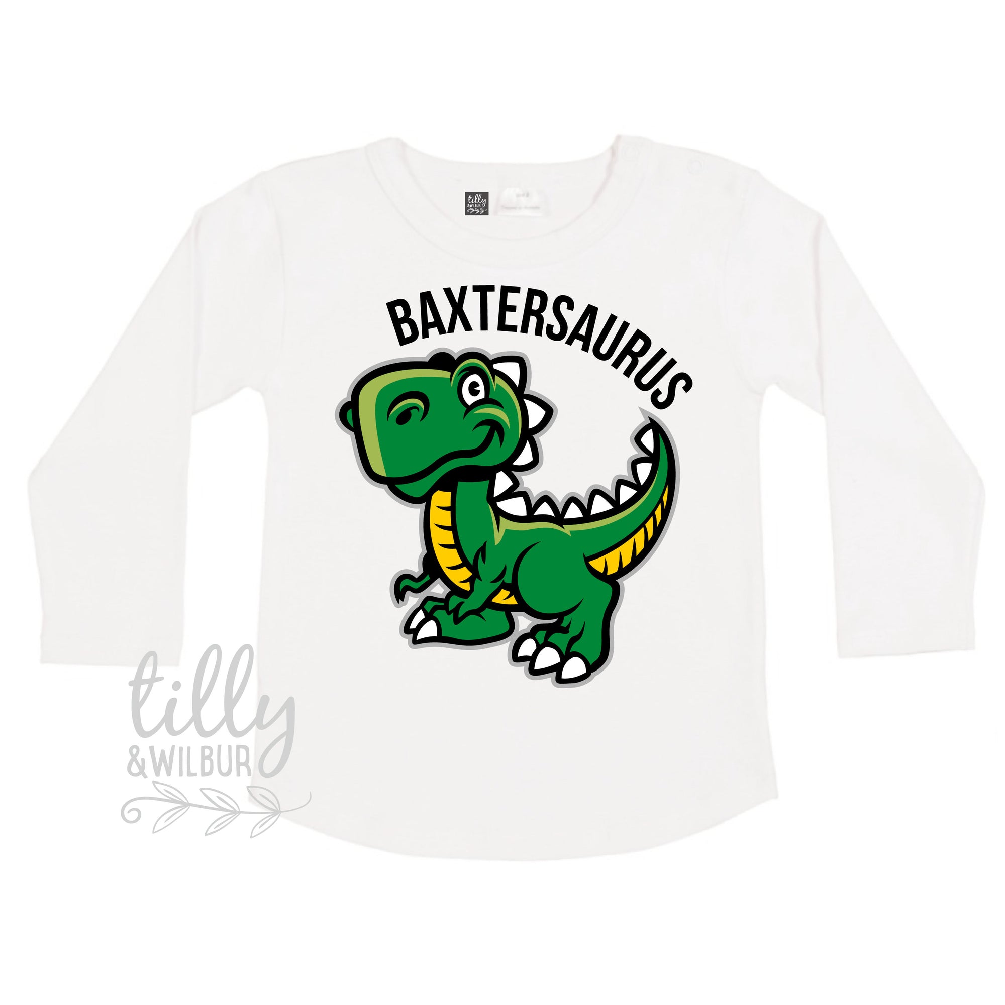 Personalised Dinosaur T-Shirt For Boys, T-Rex T-Shirt, Dinosaur Shirt, Dinosaur T-Shirt, Dinosaur Birthday, Dinosaur Baby, Dinosaur Gift