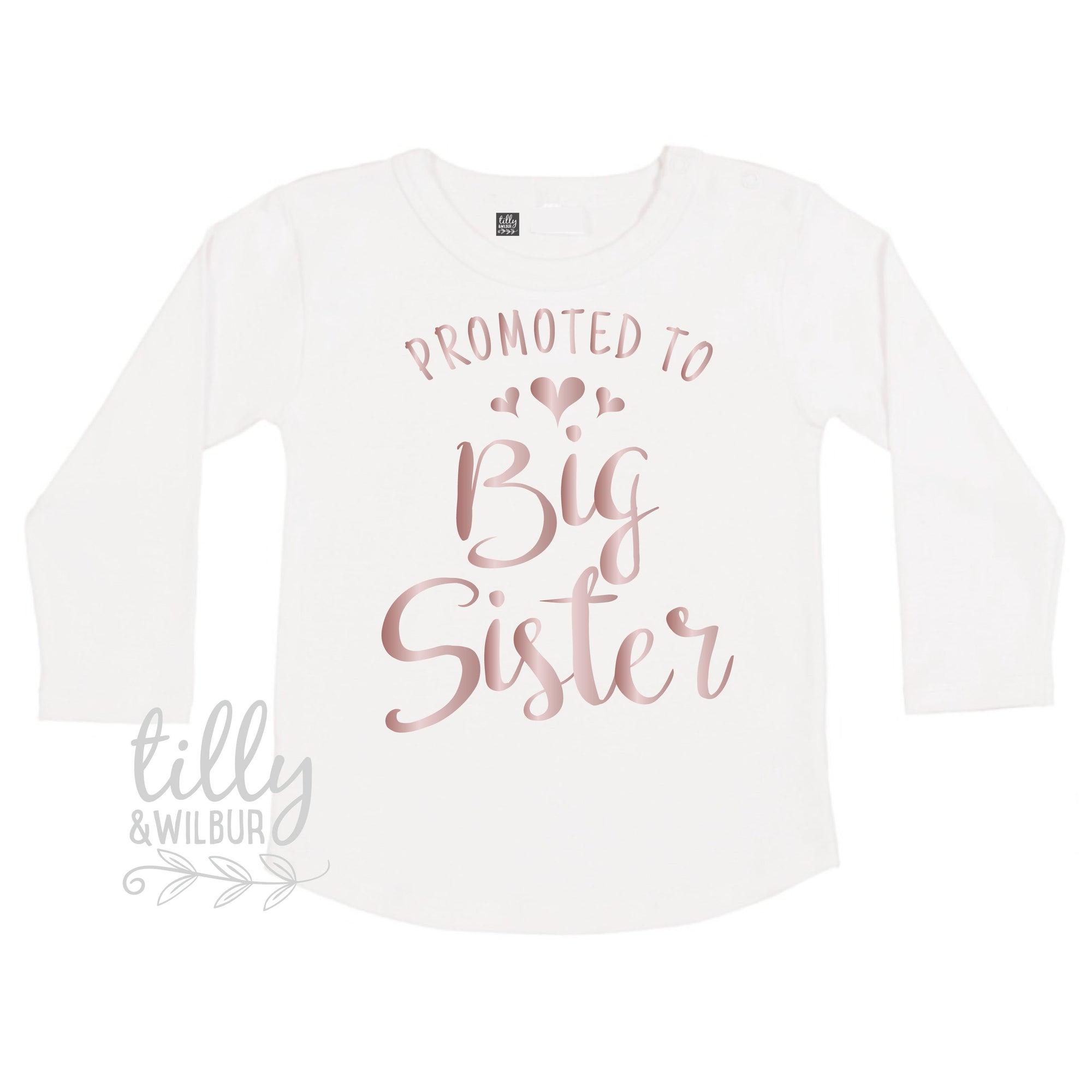 Promoted To Big Sister T-Shirt, Big Sis T-Shirt,  Big Sister Gift, Pregnancy Announcement Shirt, I&#39;m Going To Be A Big Sister T-Shirt, Sis