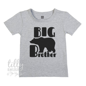 Big Brother Bear T-Shirt, Big Brother T-Shirt, I&#39;m Going To Be A Big Brother, Pregnancy Announcement Shirt, Brother Gift, Brother Bear Gift