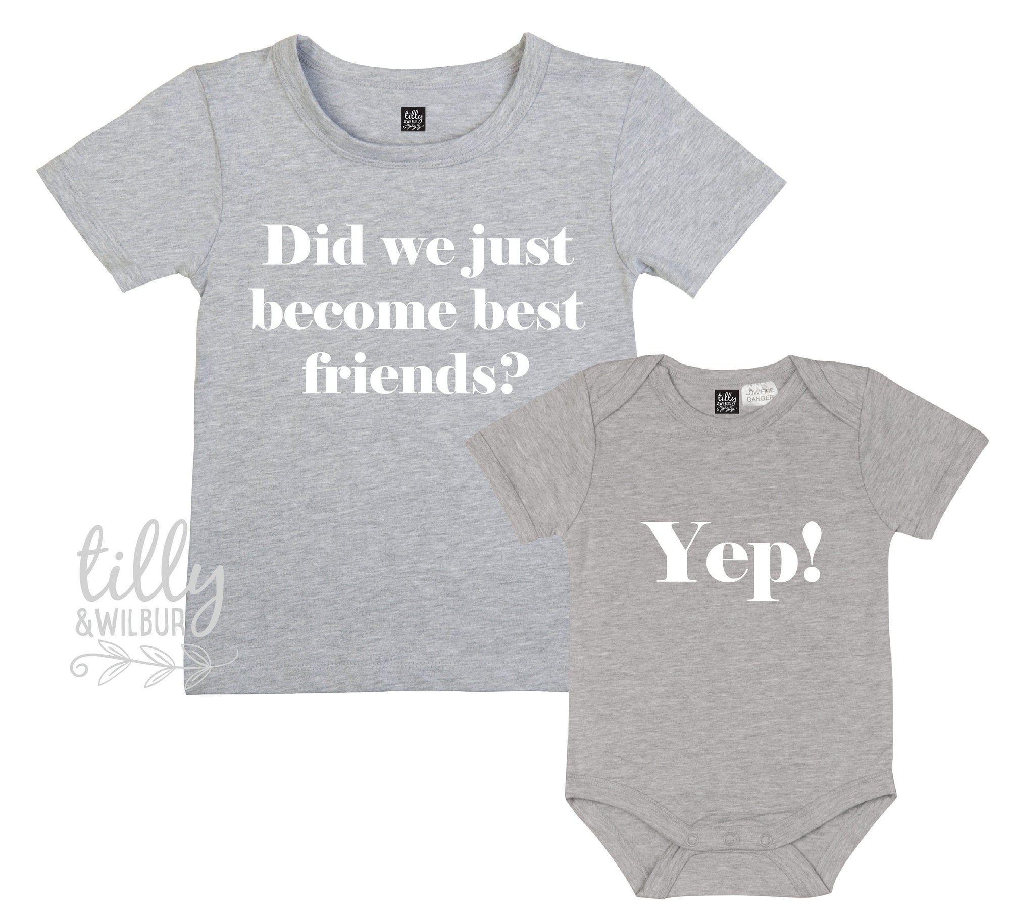 Did We just Become Best Friends? Yep! New Baby Brother Set, Big Brother Little Brother Set, Cousin Set, I&#39;m Going To Be A Big Brother Shirt