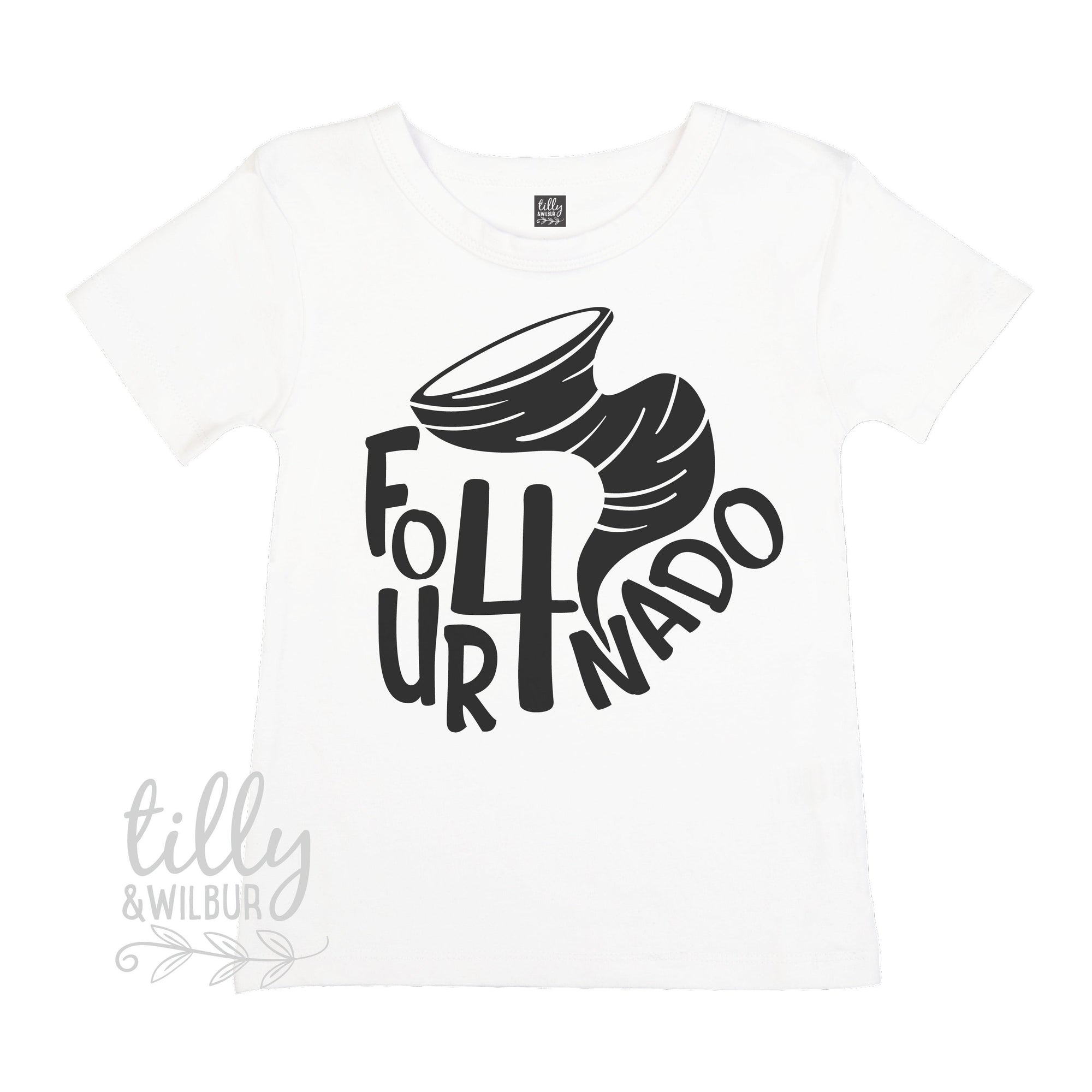 Fournado Birthday T-Shirt, Four Nado Birthday Shirt, 4th Birthday Gift, Four Birthday T-Shirt, 4th Birthday Tee, 4 Year Old Birthday Gift