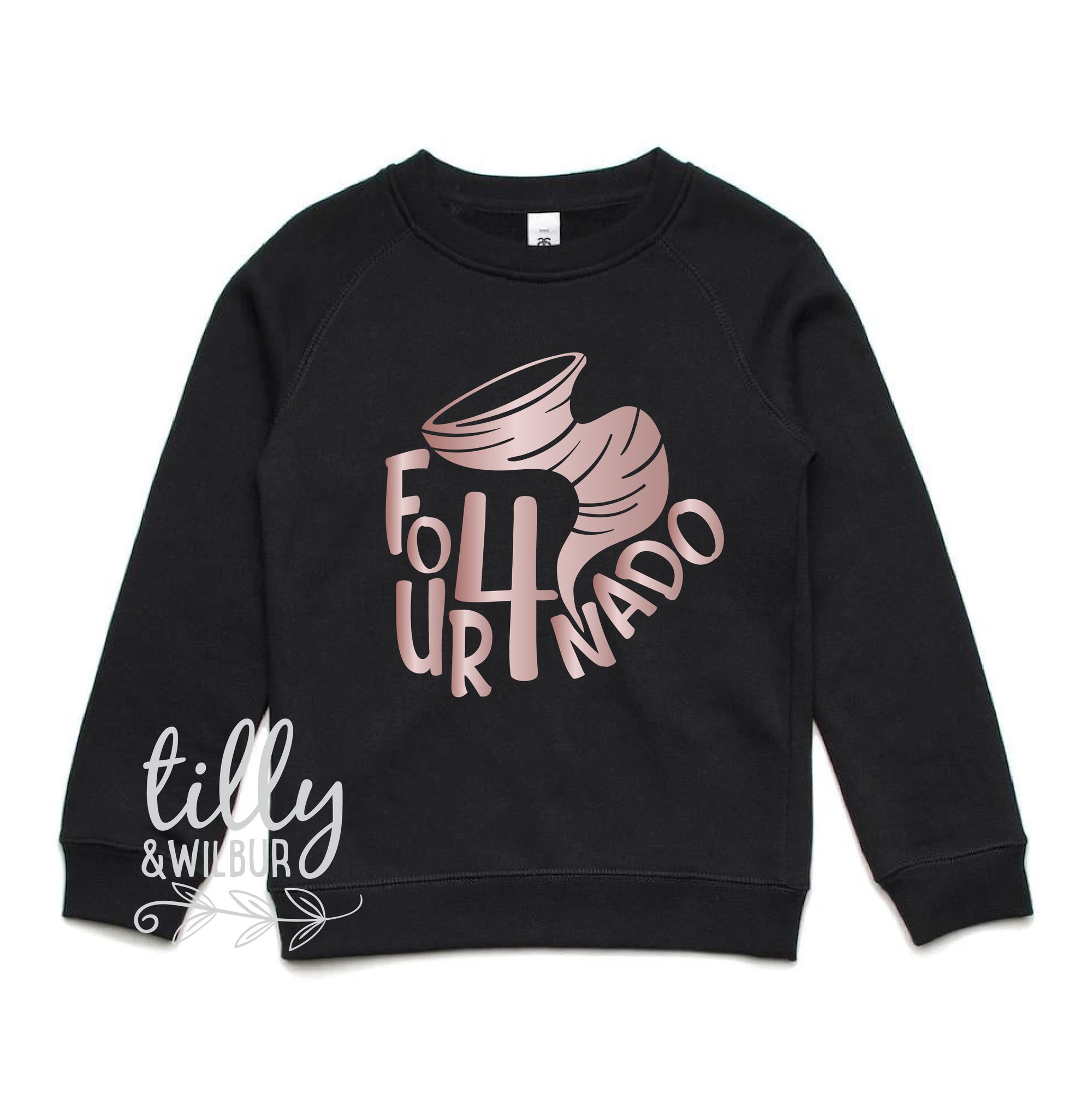 Fournado Birthday Sweatshirt, Four Nado Birthday Jumper, 4th Birthday Gift, Four Birthday Shirt, 4th Birthday Tee, 4 Year Old Birthday Gift