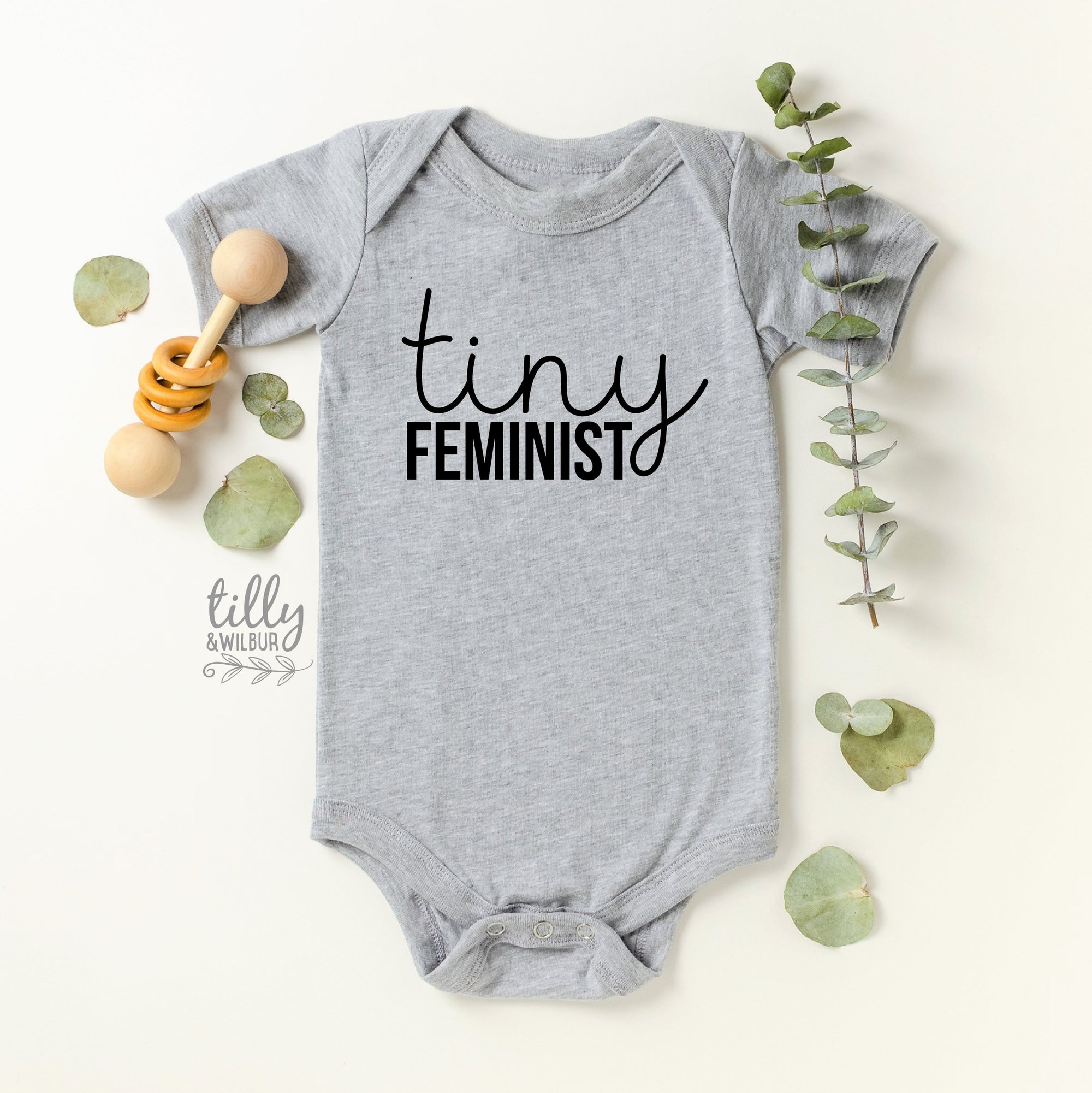 Tiny Feminist Baby Bodysuit, Feminist Baby Gift, Strong Women, Feminism, Girls Rule The World, Girl Power, Little Feminist, Funny Baby Gift