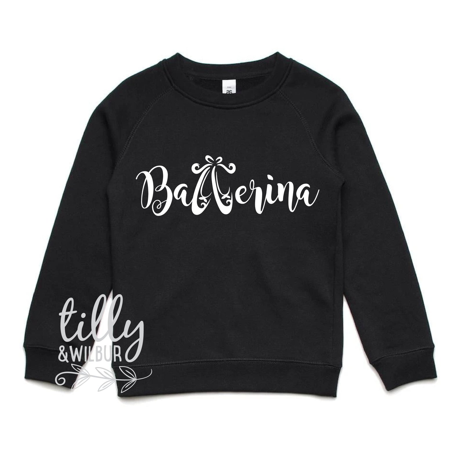 Ballerina Sweatshirt, Ballerina Hoodie, Ballerina Jumper, Warm Up, Girls Dance Gift, Girls Ballet Gift, Dancer Sweater, Ballet Warm Up Gift