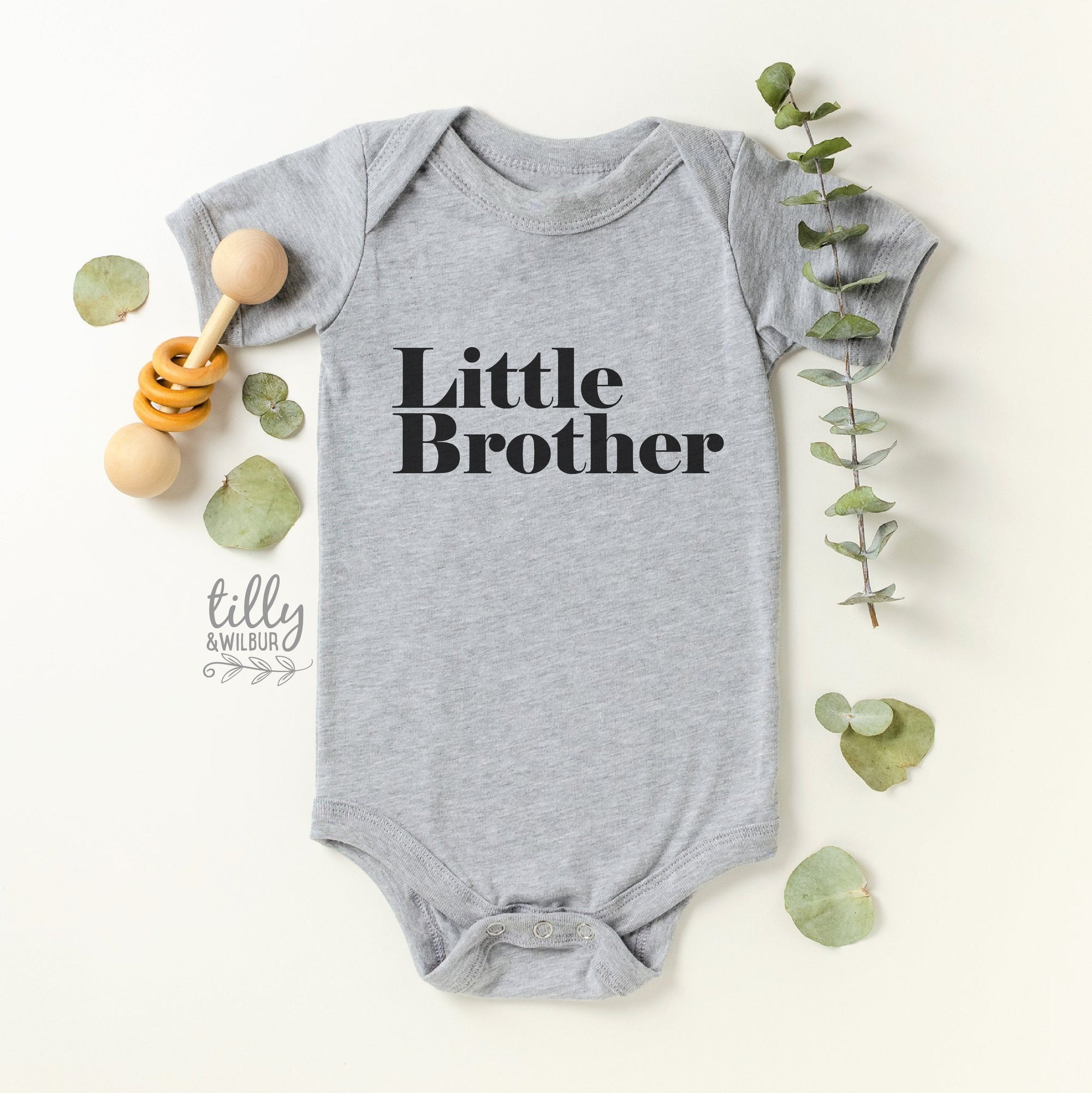 Little Brother Bodysuit, Little Bro Bodysuit, Lil&#39; Brother Bodysuit, New Baby Brother, Newborn Gift, Baby Shower Gift, New Sibling, New Baby