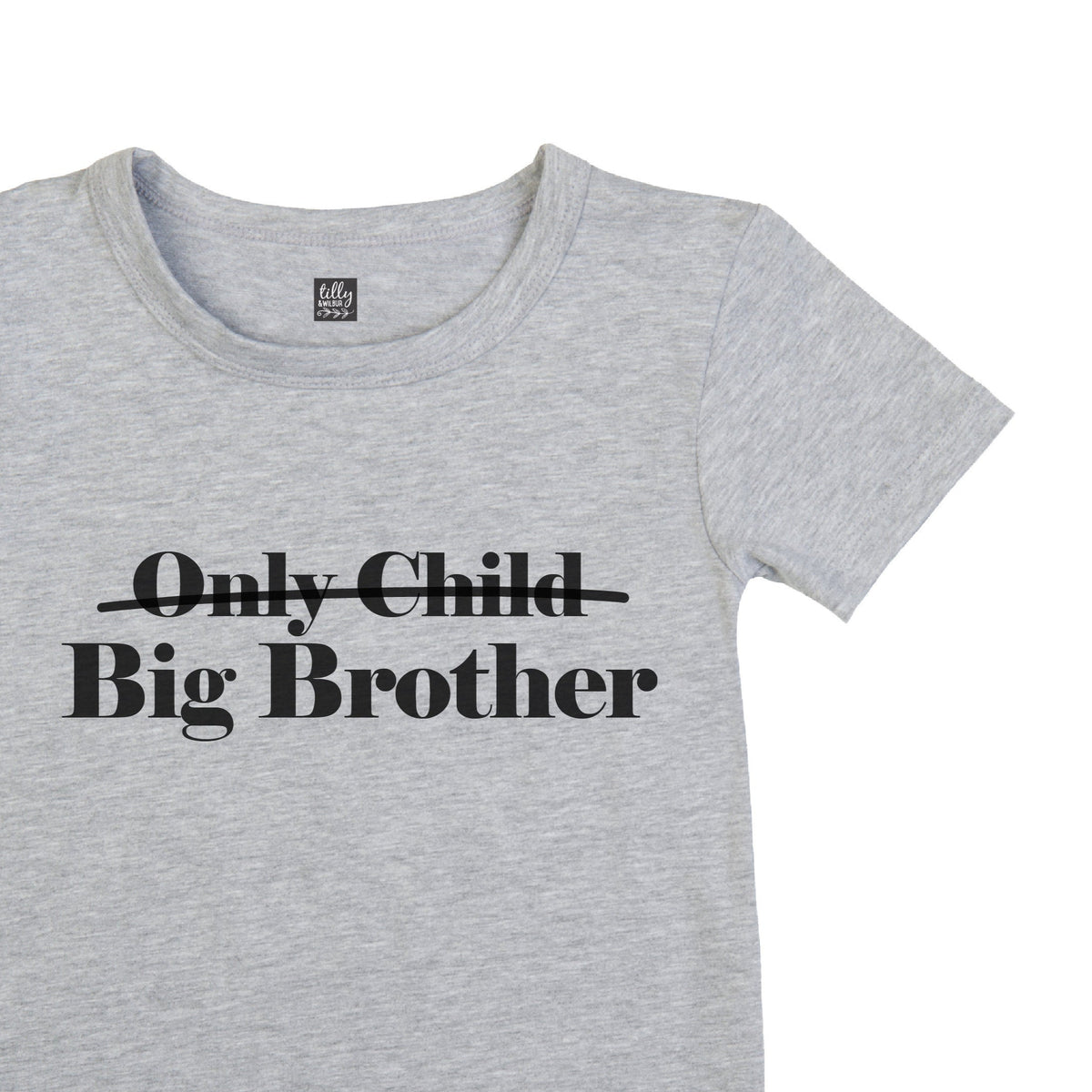 Only Child Big Brother T-Shirt For Boys, Future Big Brother T-Shirt For Boys, Big Brother Announcement Gift, Pregnancy Announcement Shirt