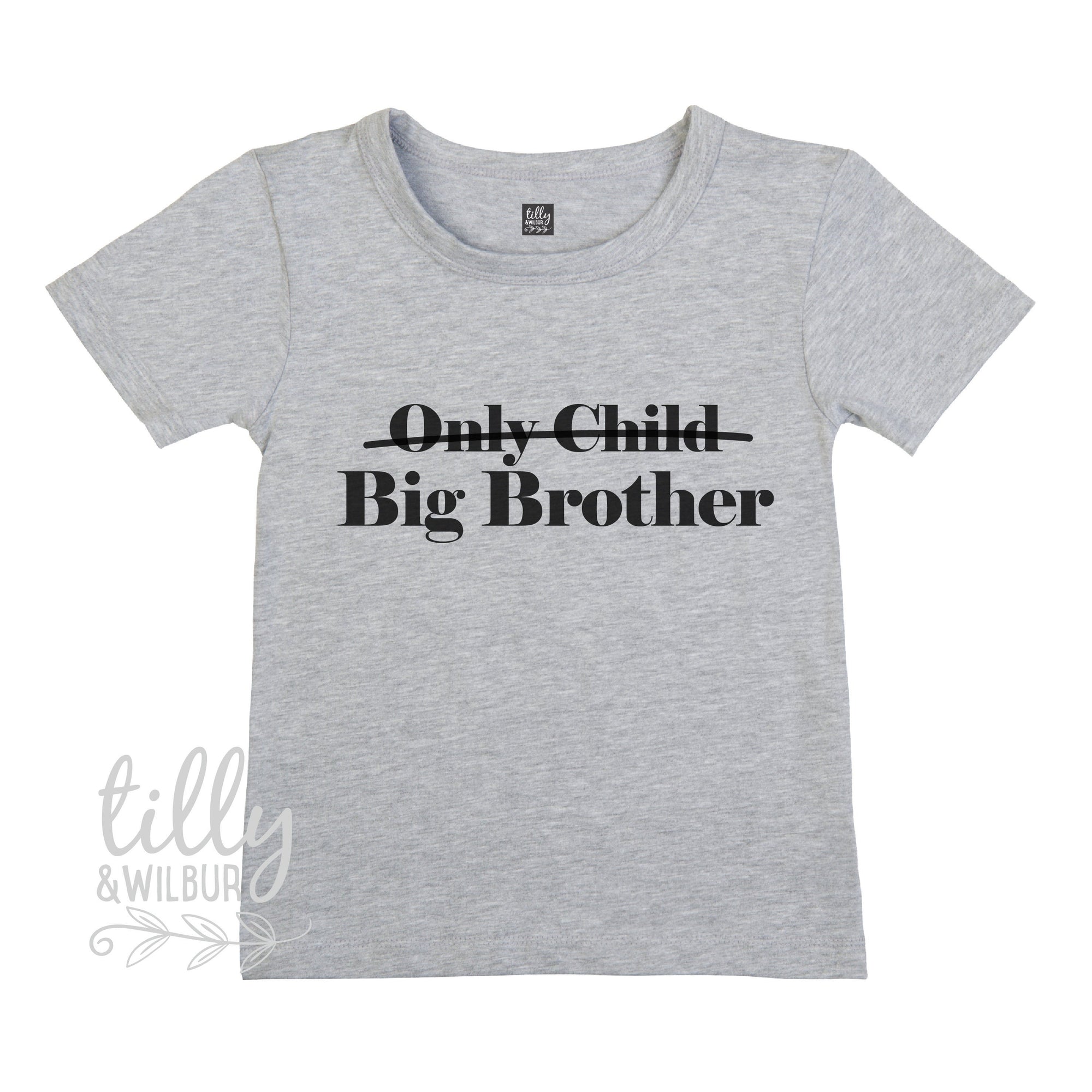 Only Child Big Brother T-Shirt For Boys, Future Big Brother T-Shirt For Boys, Big Brother Announcement Gift, Pregnancy Announcement Shirt