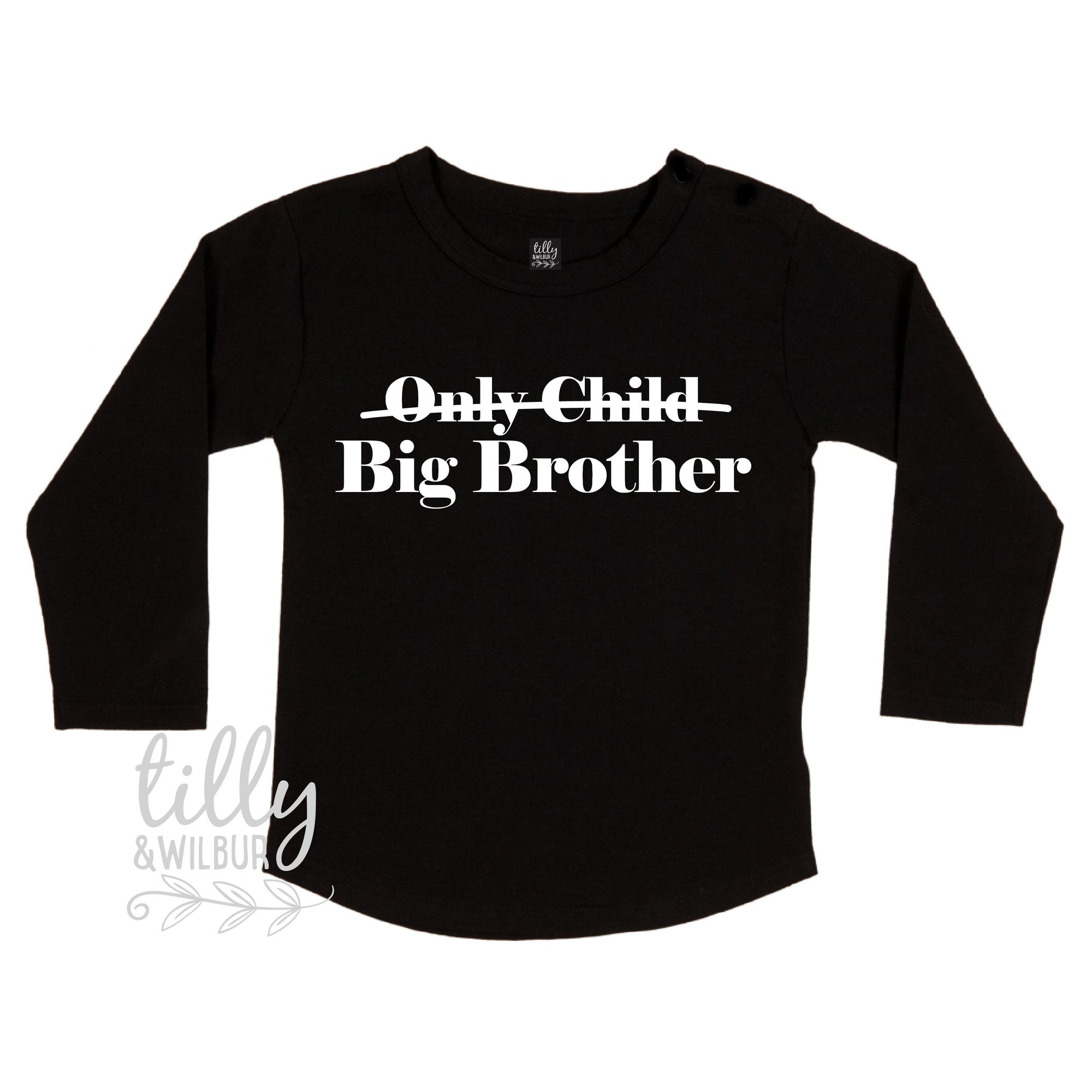 Only Child Big Brother T-Shirt For Boys, Future Big Brother T-Shirt For Boys, Big Brother Announcement Gift, Pregnancy Announcement Shirt