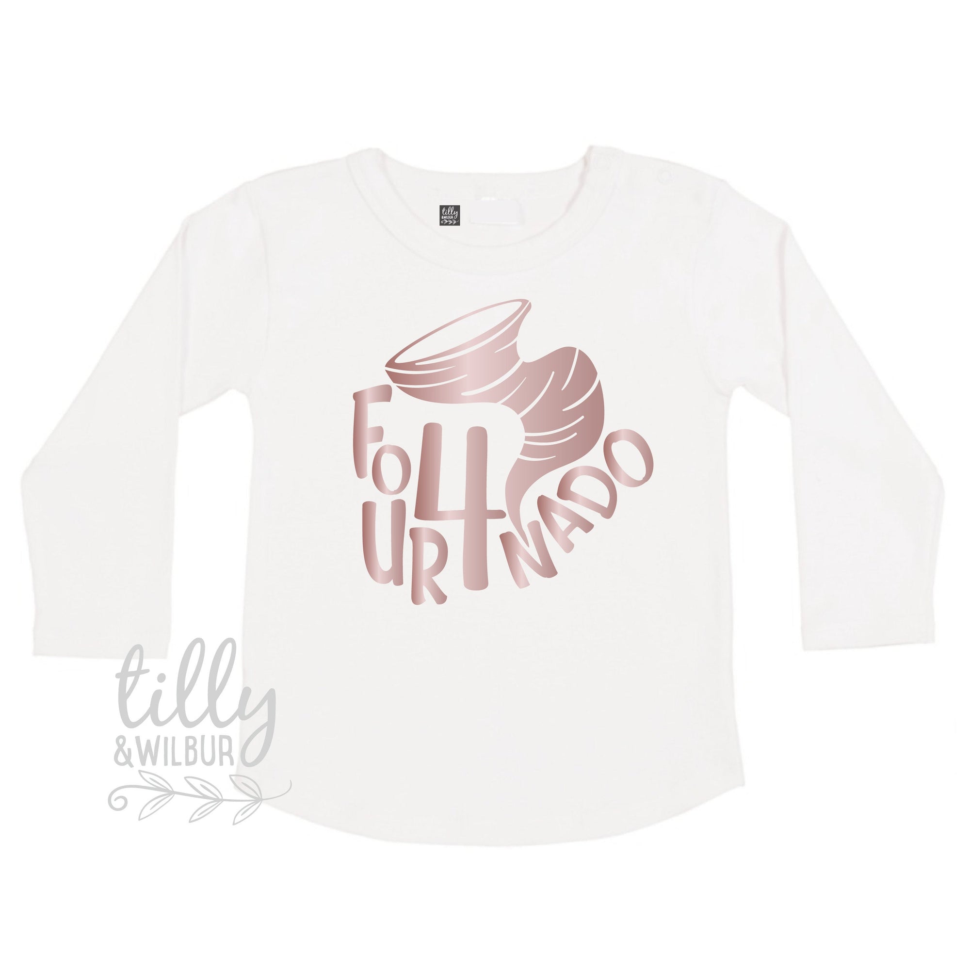 Fournado Birthday T-Shirt, Four Nado Birthday Shirt, 4th Birthday Gift, Four Birthday T-Shirt, 4th Birthday Tee, 4 Year Old Birthday Gift