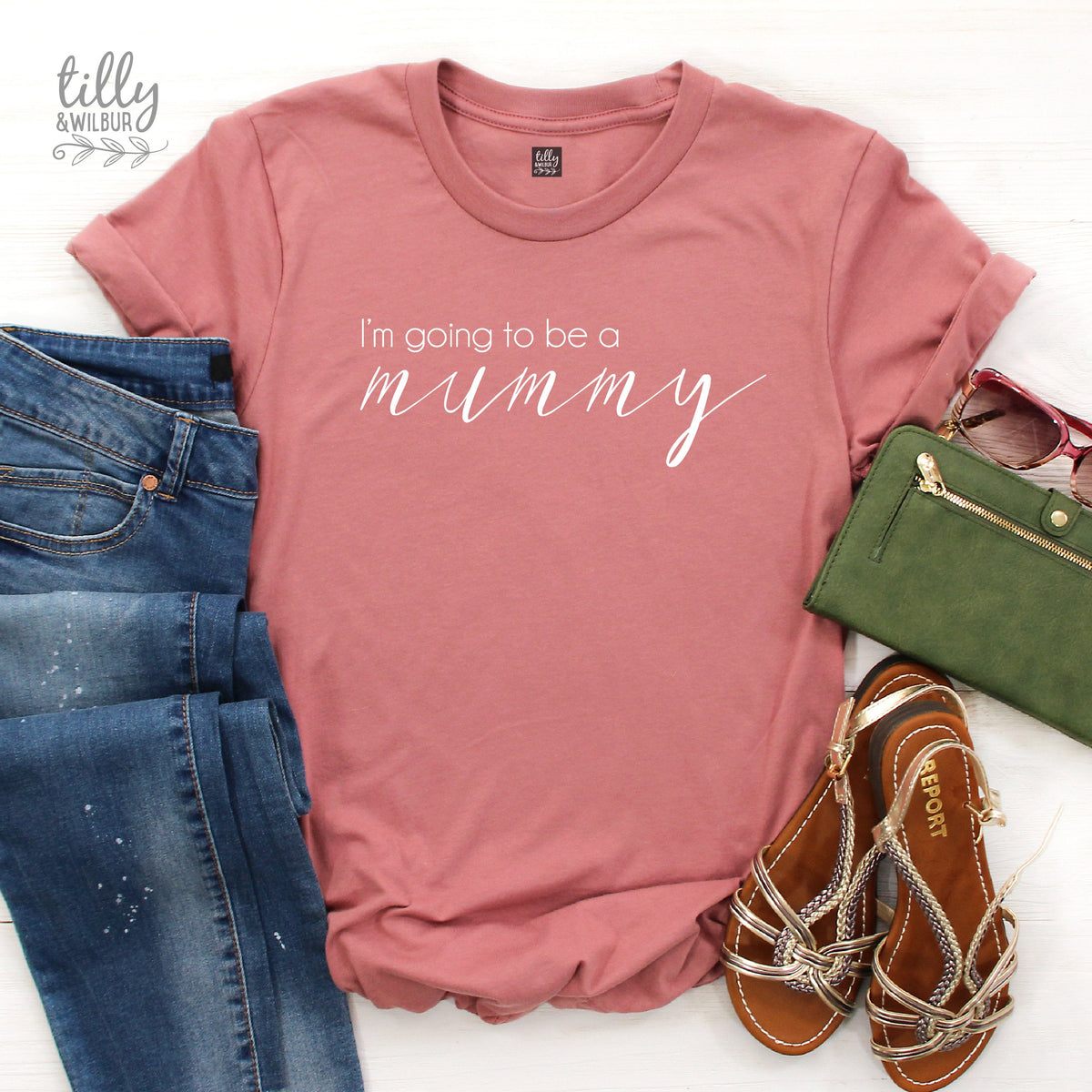 I&amp;#39;m Going To Be A Mummy Pregnancy Announcement T-Shirt For Mums-To-Be, Pregnancy Announcement Shirt, We&amp;#39;re Pregnant, Preggers, Up The Duff