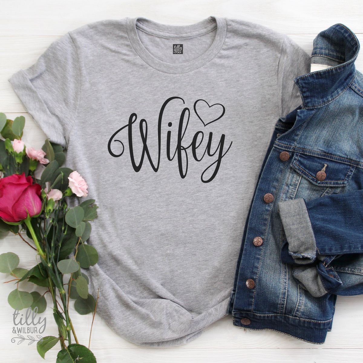 Wifey T-Shirt For New Brides, Wifey Tee, Newlyweds, New Wife Gift, Bride To Be Gift, Honeymoon T-Shirt, Wife Gift, Wedding Gift, Bride Gift