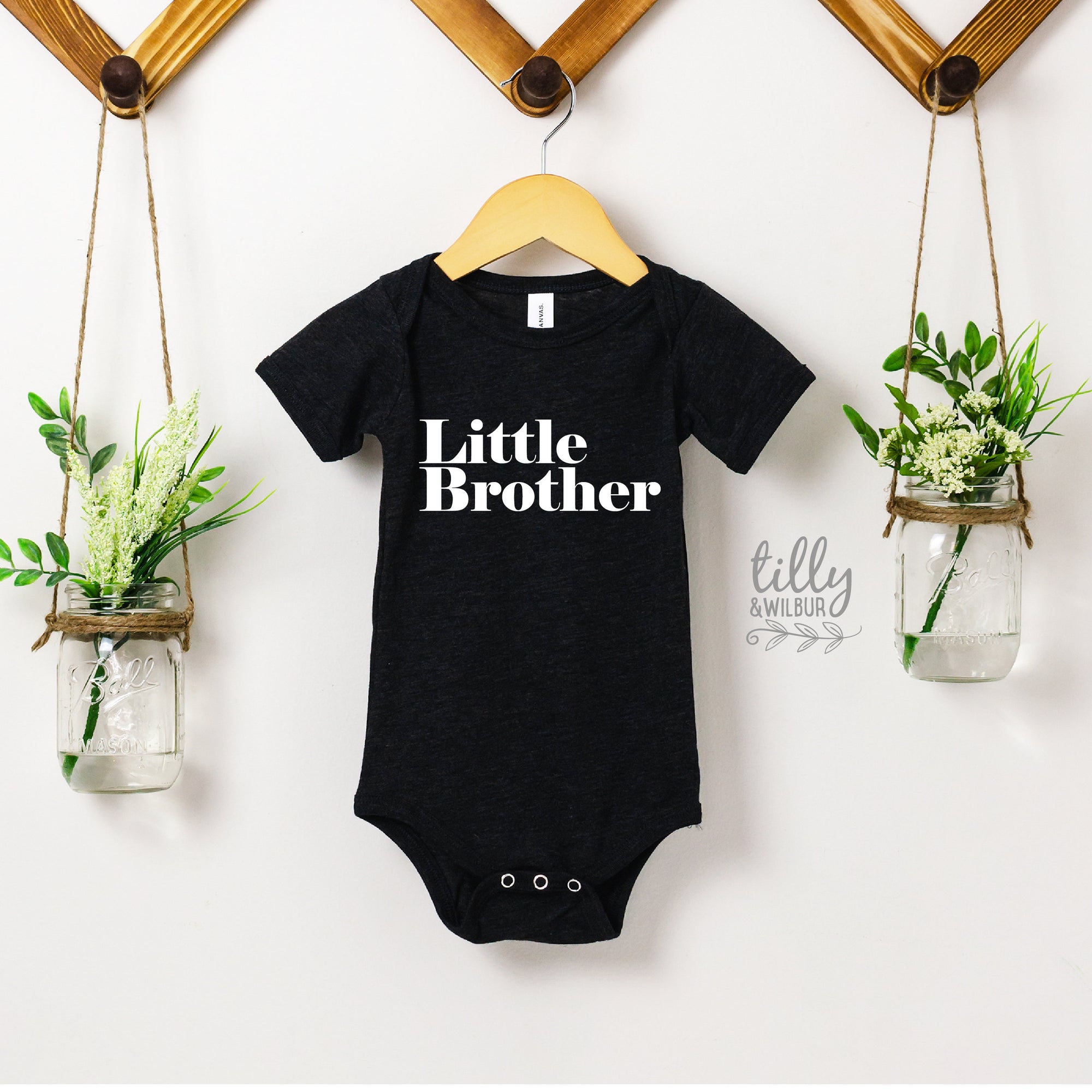 Little Brother Bodysuit, Little Bro Bodysuit, Lil&#39; Brother Bodysuit, New Baby Brother, Newborn Gift, Baby Shower Gift, New Sibling, New Baby